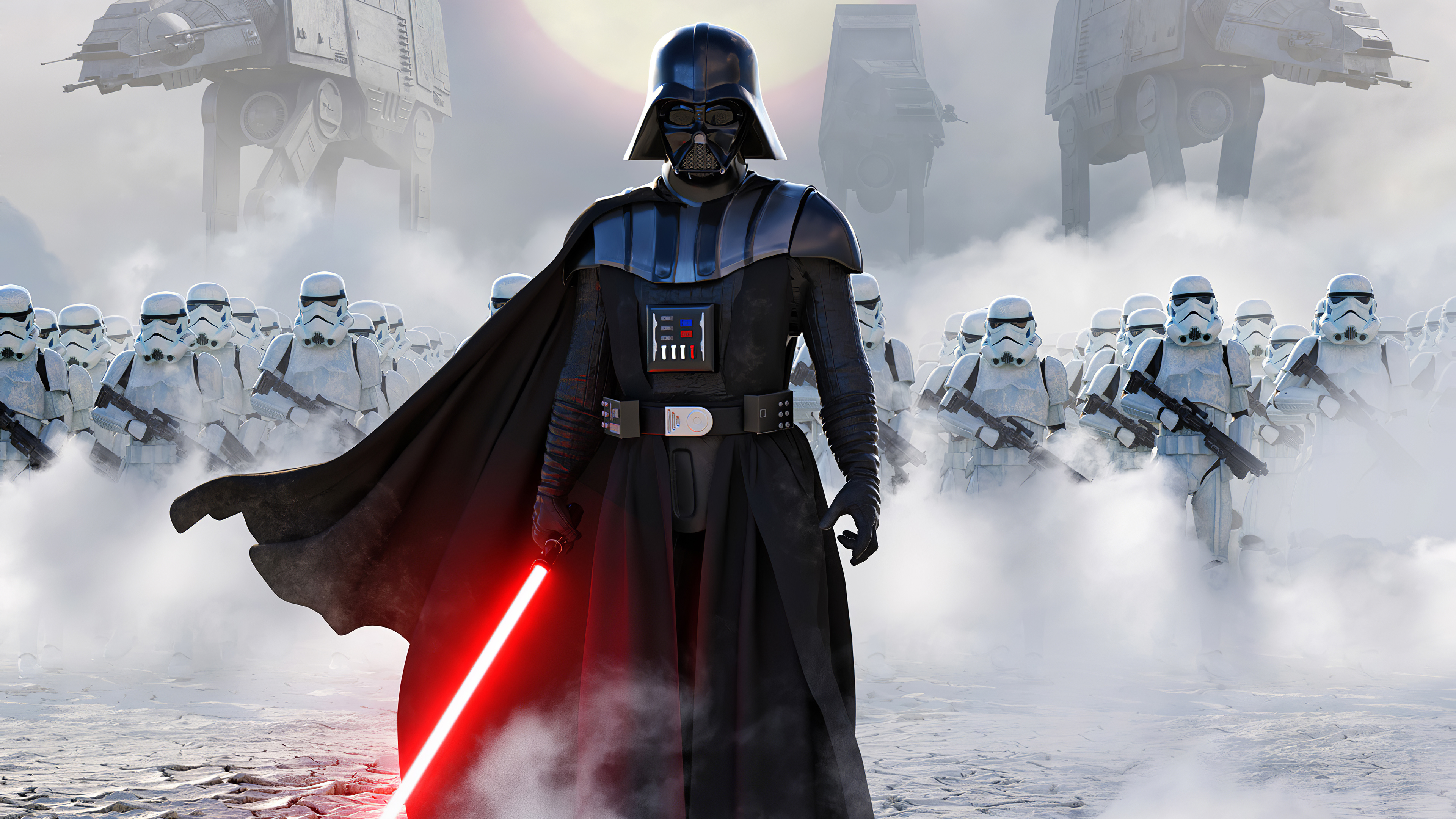 Darth Vader Lightsaber Sith Star Wars Star Wars Stormtrooper 3840x2160