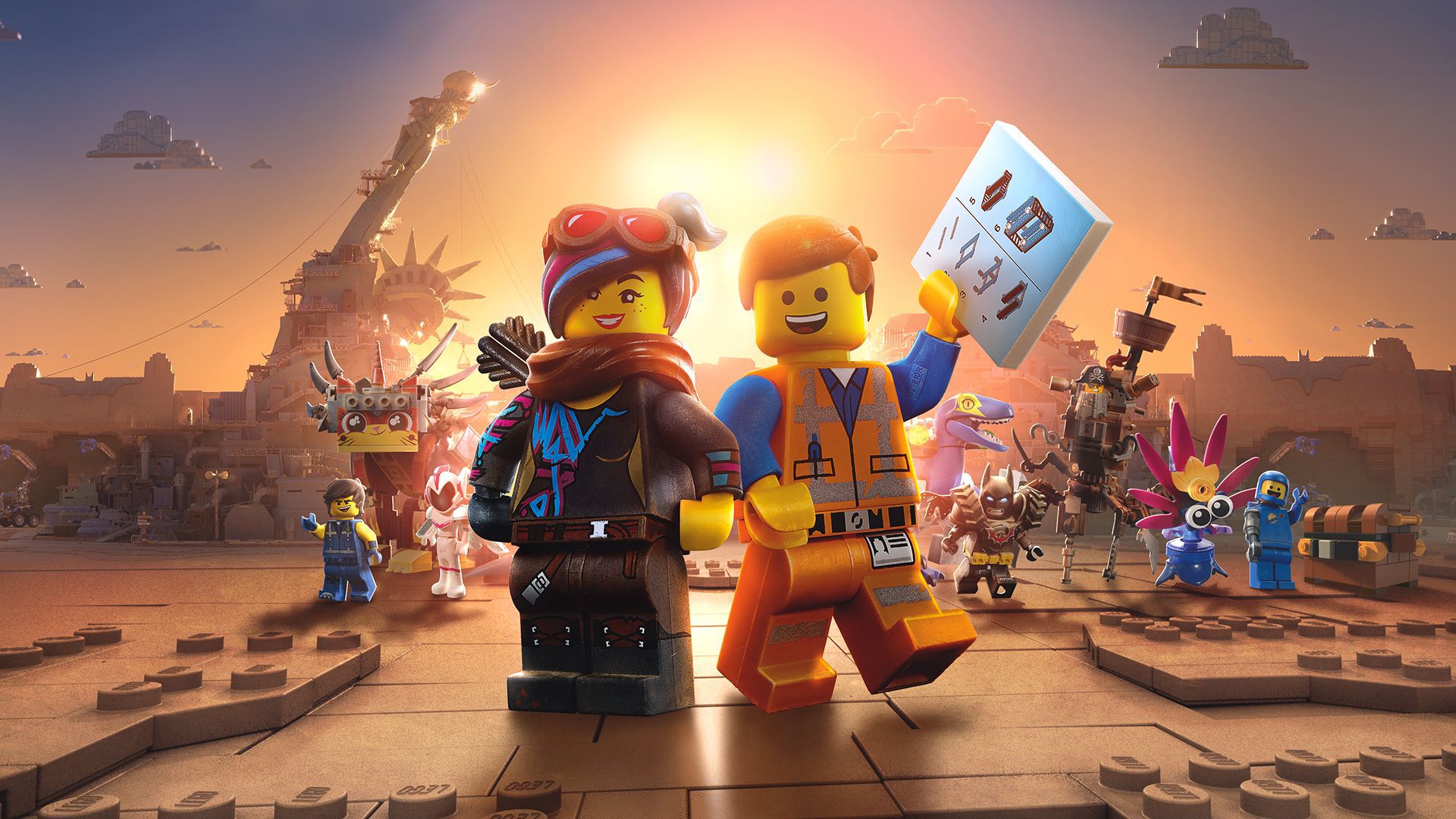 Emmet The Lego Movie The Lego Movie 2 The Second Part Wyldstyle The Lego Movie 1920x1080