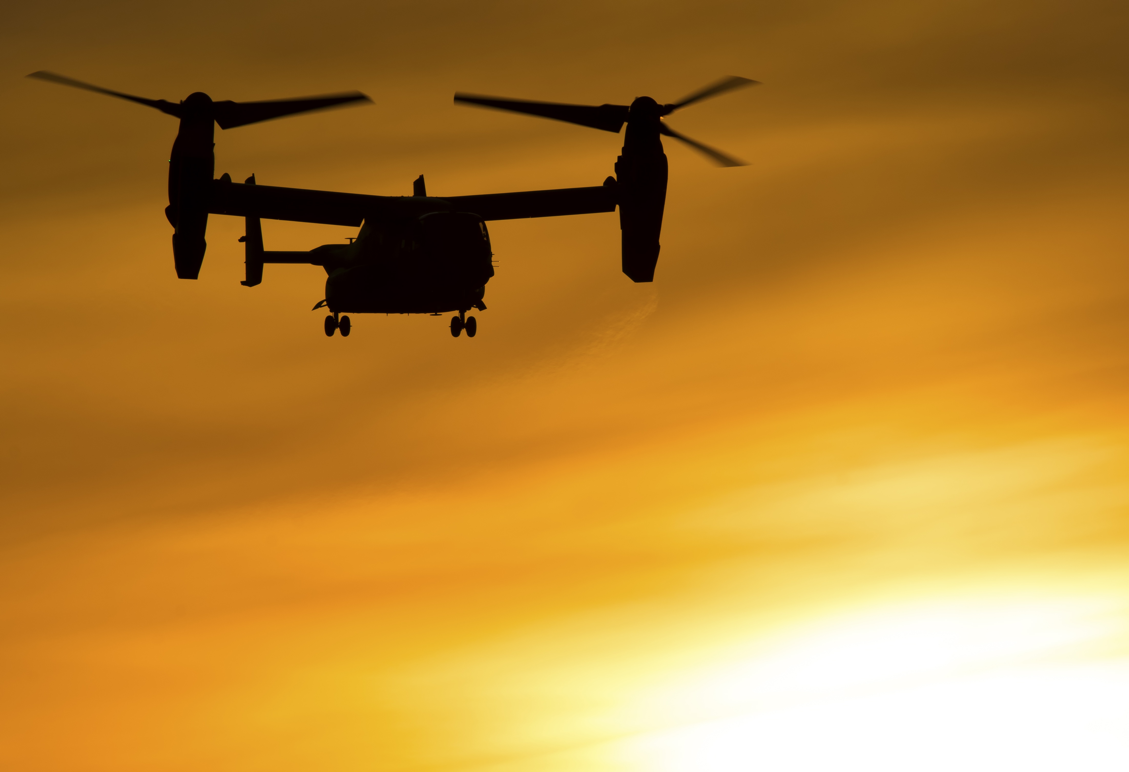 Aircraft Bell Boeing V 22 Osprey Helicopter Silhouette 4407x3013