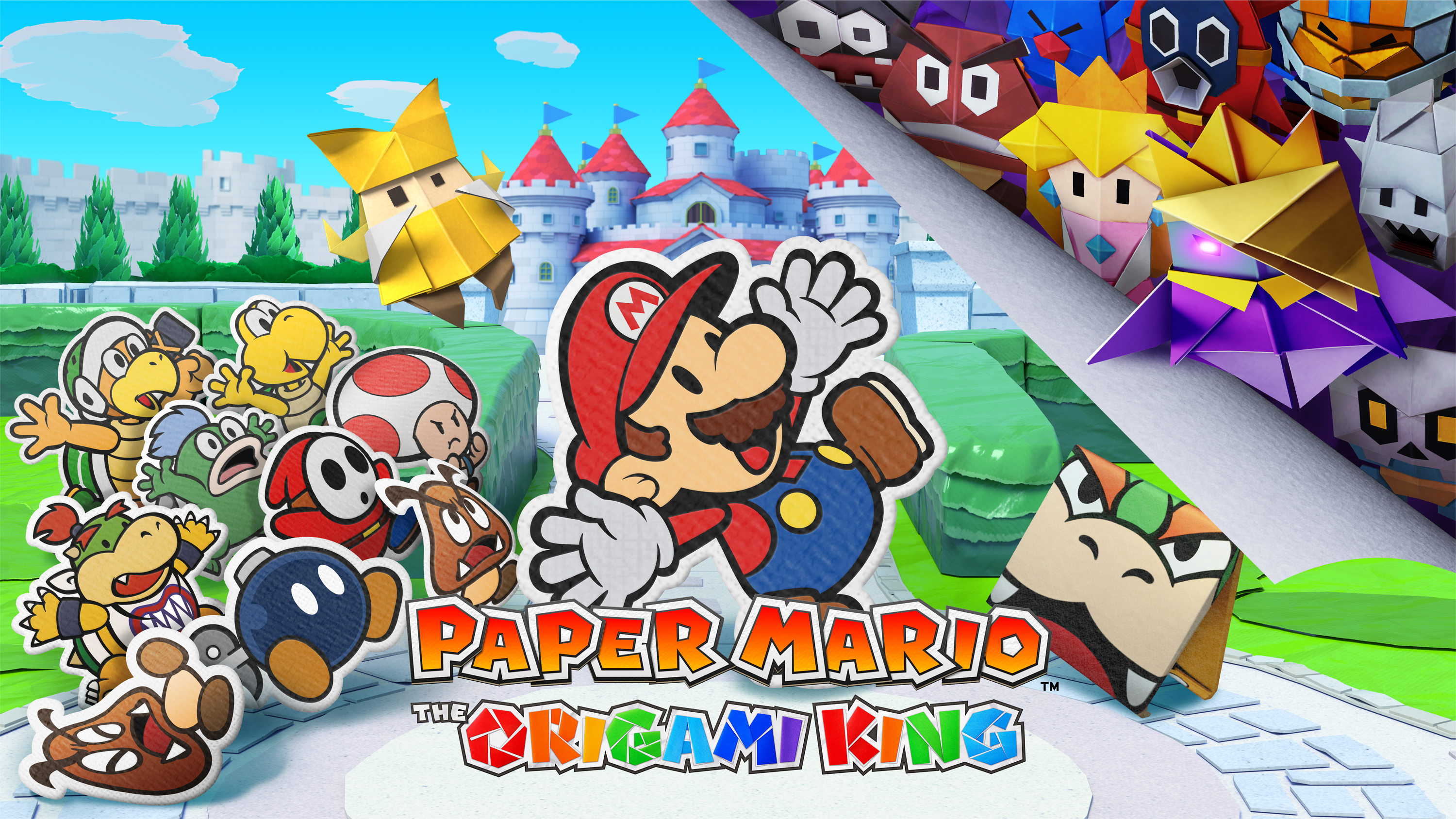 Mario Paper Mario Paper Mario The Origami King Princess Peach 3000x1688