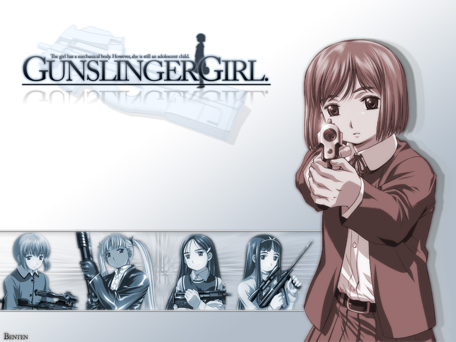 Anime Gunslinger Girl 1600x1200