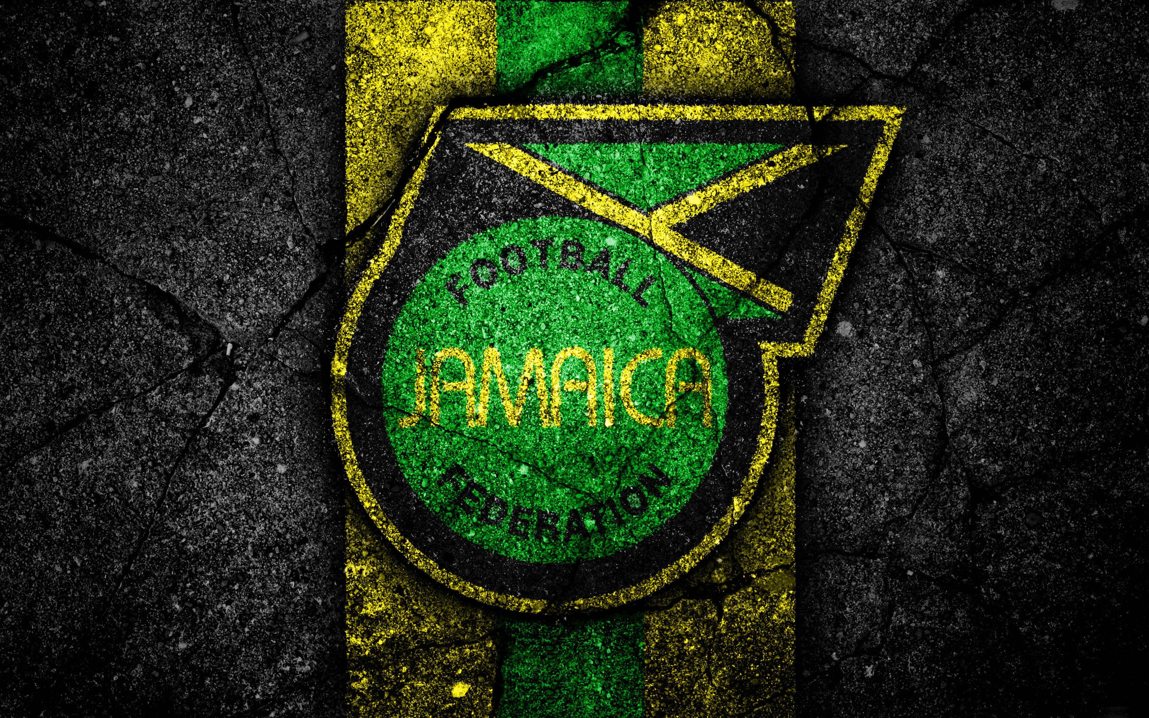 Emblem Jamaica Logo Soccer 3840x2400