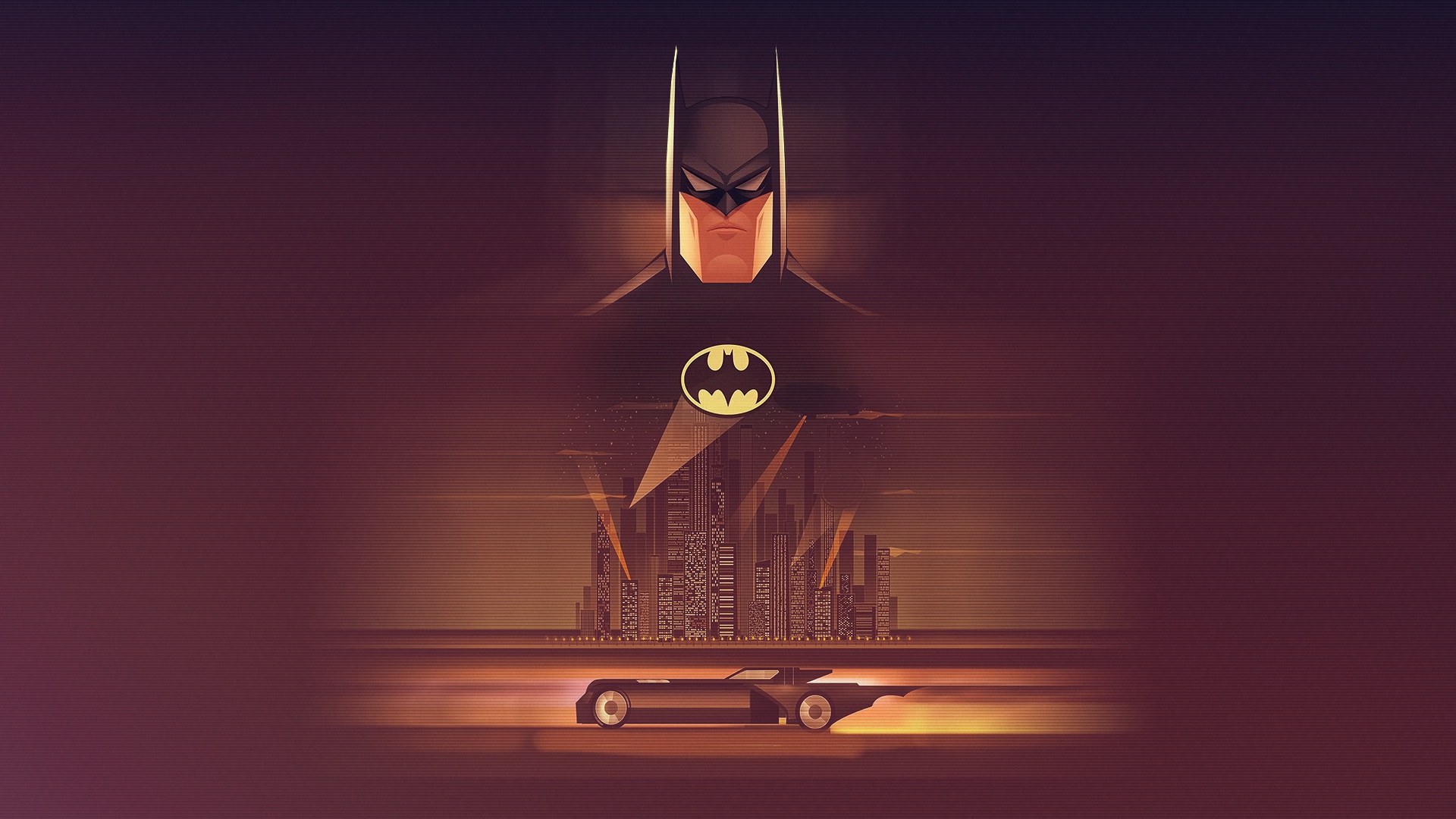 Batman Batmobile Dc Comics 1920x1080