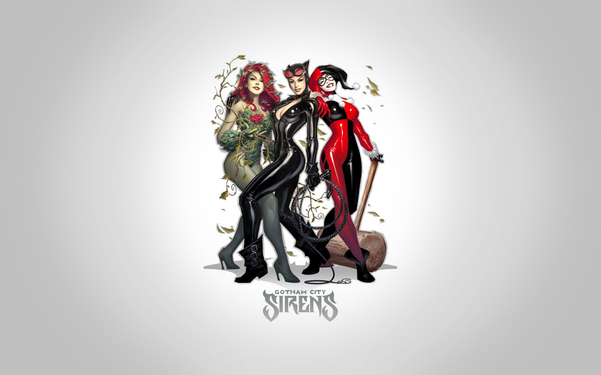 Catwoman Harley Quinn Poison Ivy 1920x1200