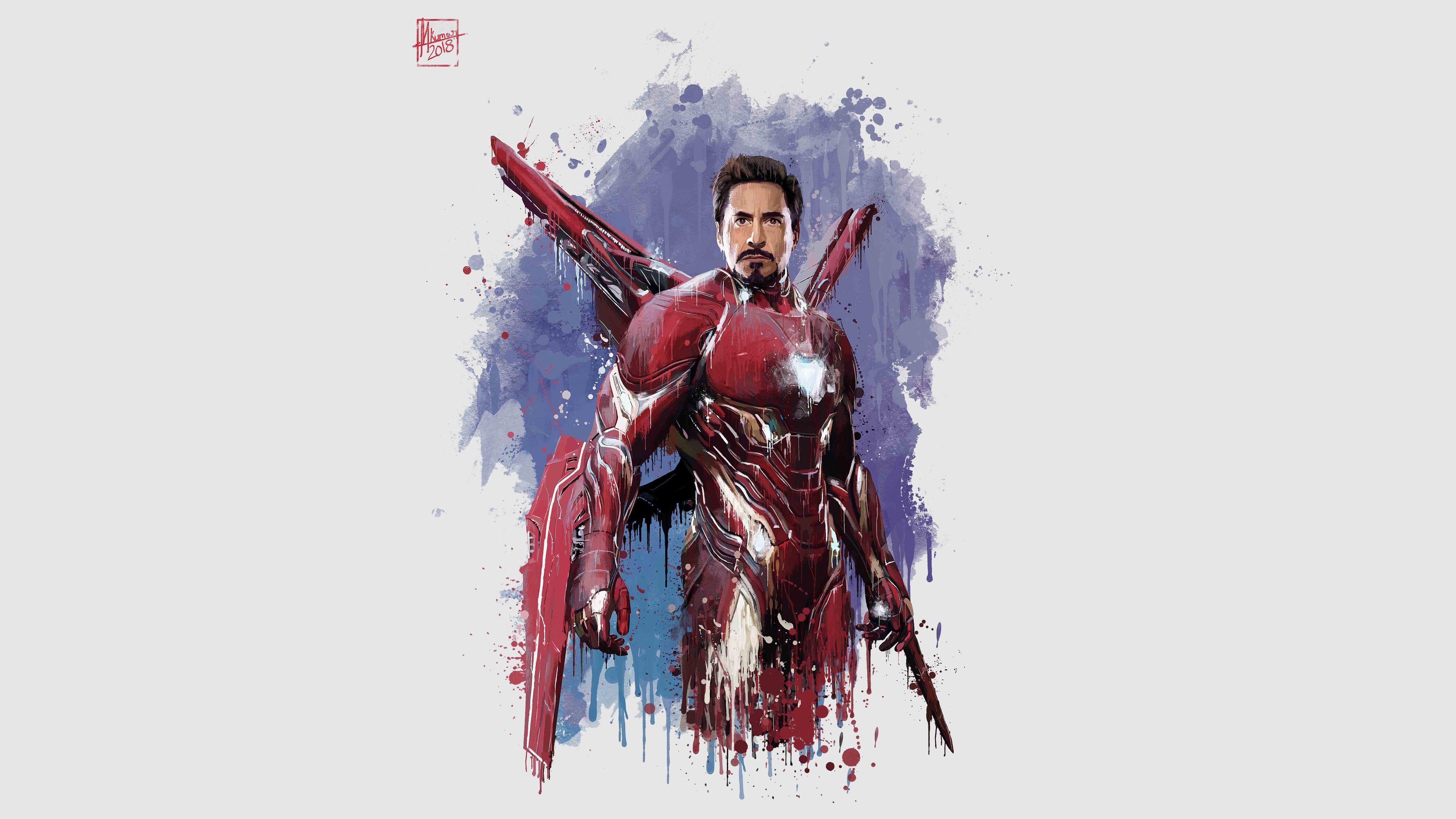 Avengers Infinity War Iron Man Marvel Comics Robert Downey Jr 3840x2160