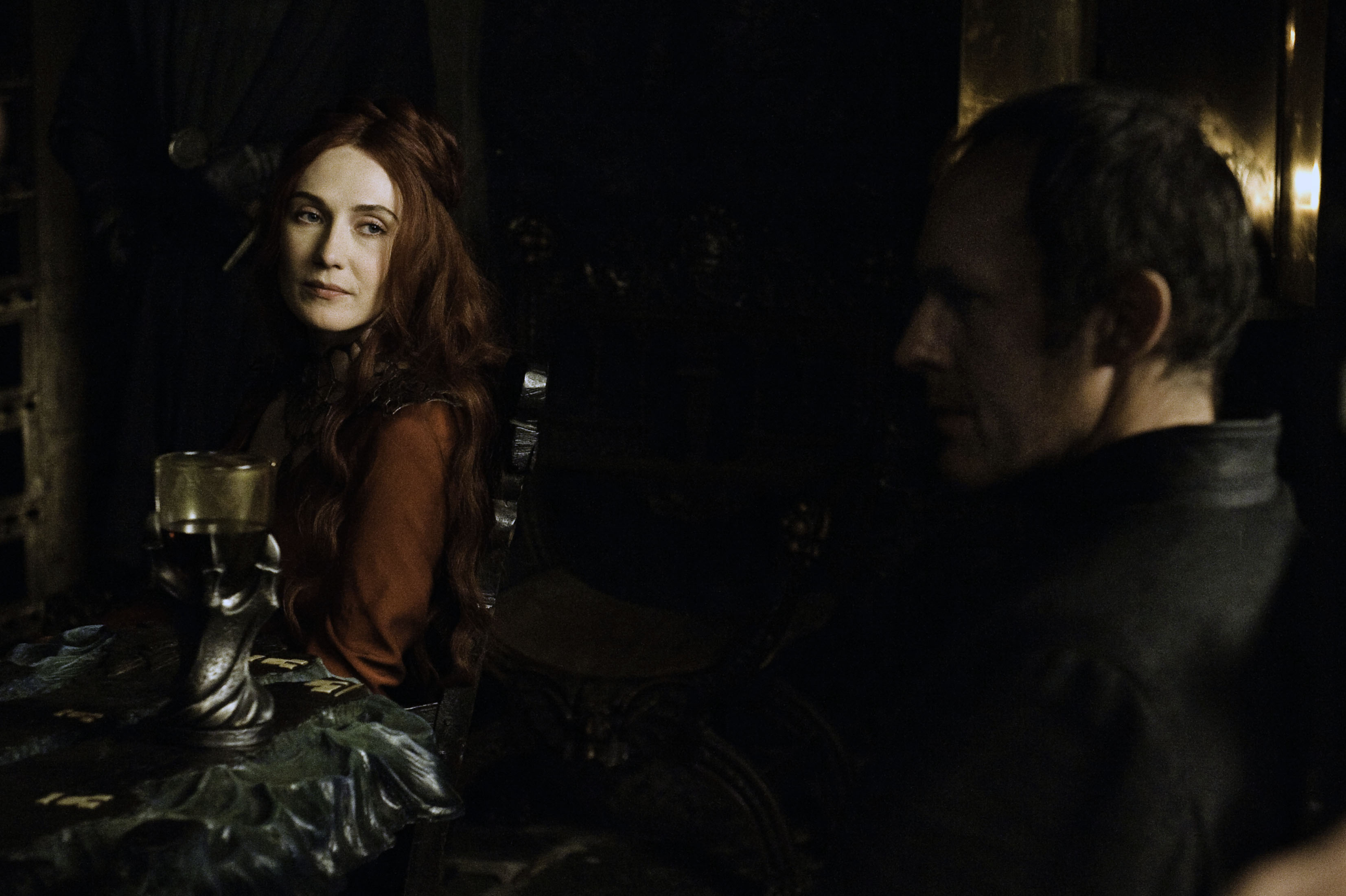 Carice Van Houten Melisandre Game Of Thrones Stannis Baratheon Stephen Dillane 3307x2201