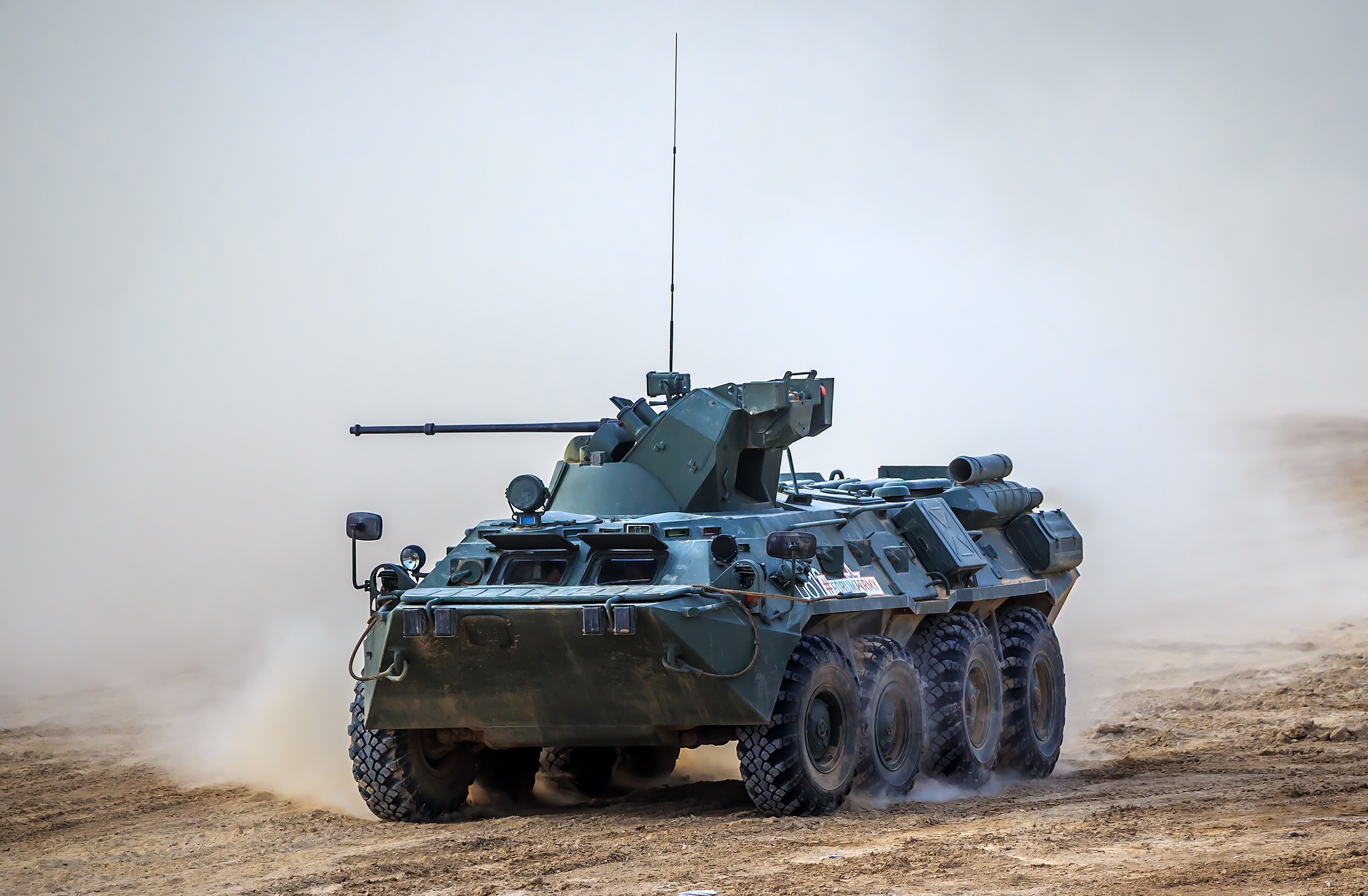 Armored Personnel Carrier Btr 80 Vehicle 2560x1677