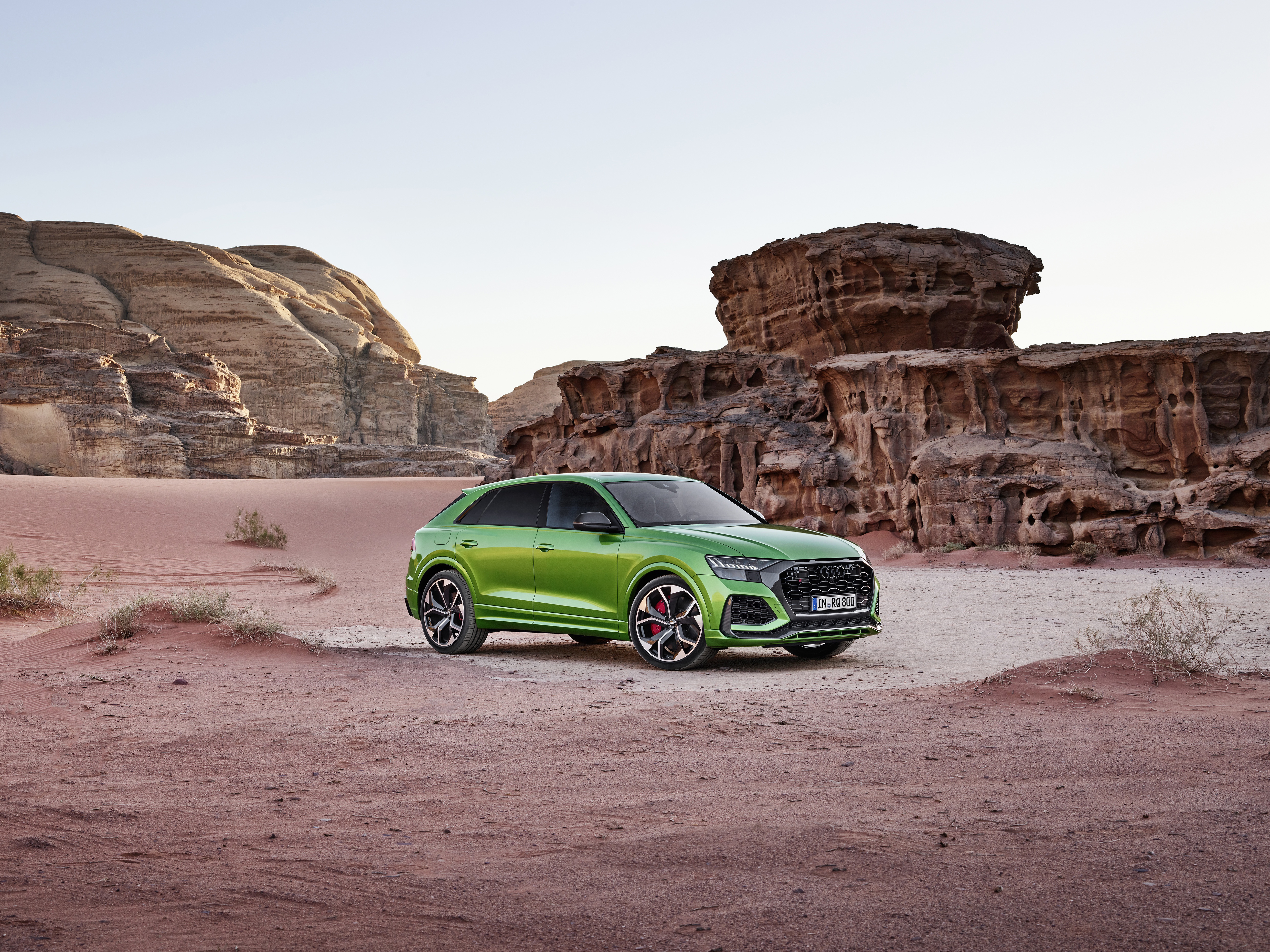 Audi Audi Rs Q8 Car Desert Green Car Luxury Car Suv Vehicle 4961x3720