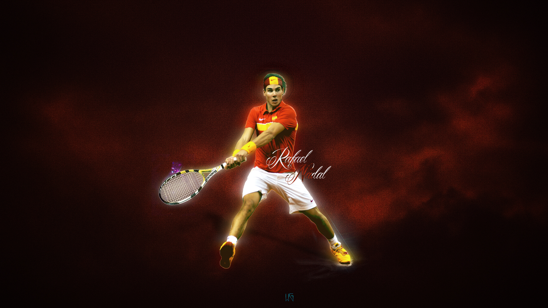 Rafael Nadal Spanish Tennis 1920x1080