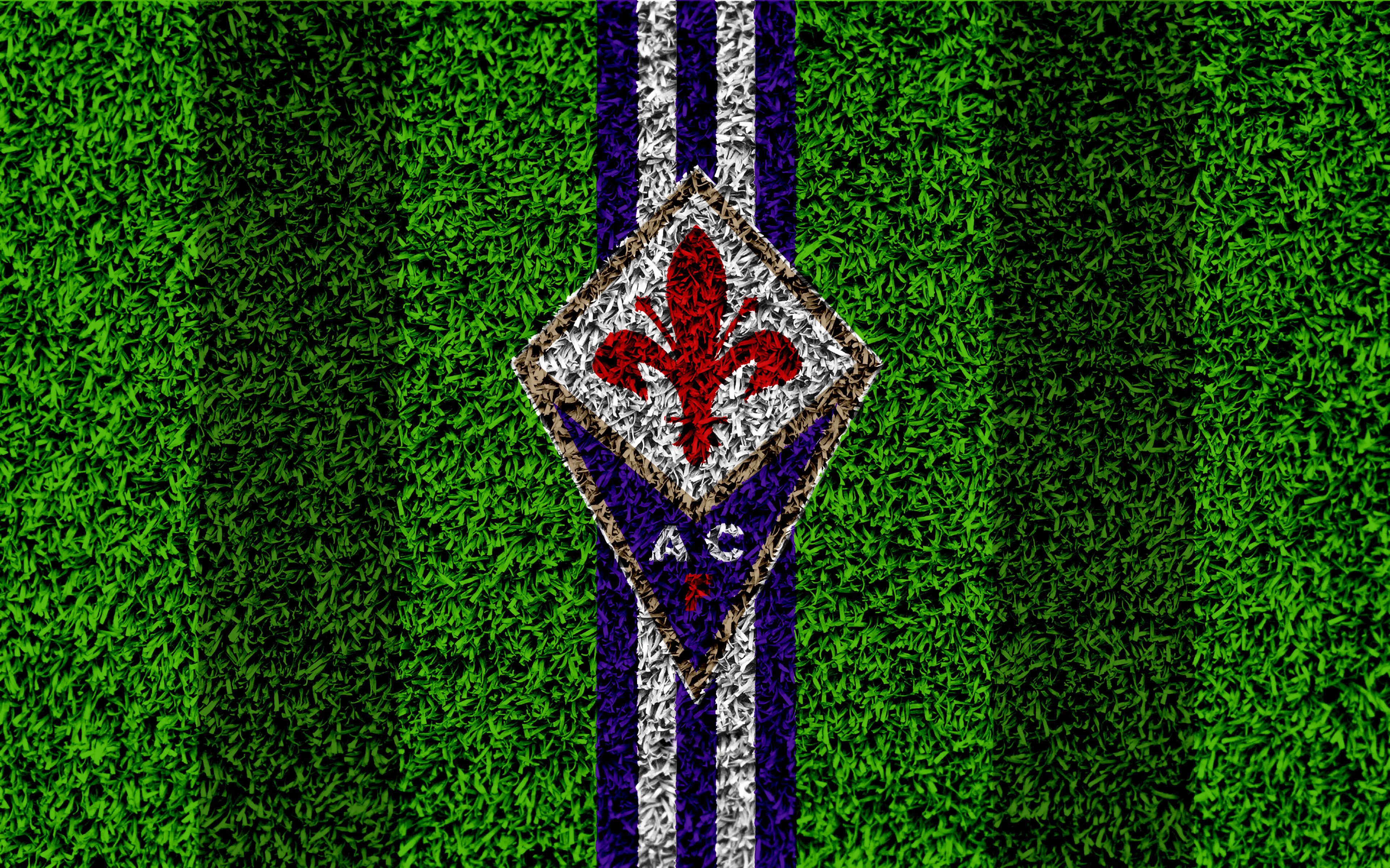 Acf Fiorentina Emblem Logo Soccer 3840x2400