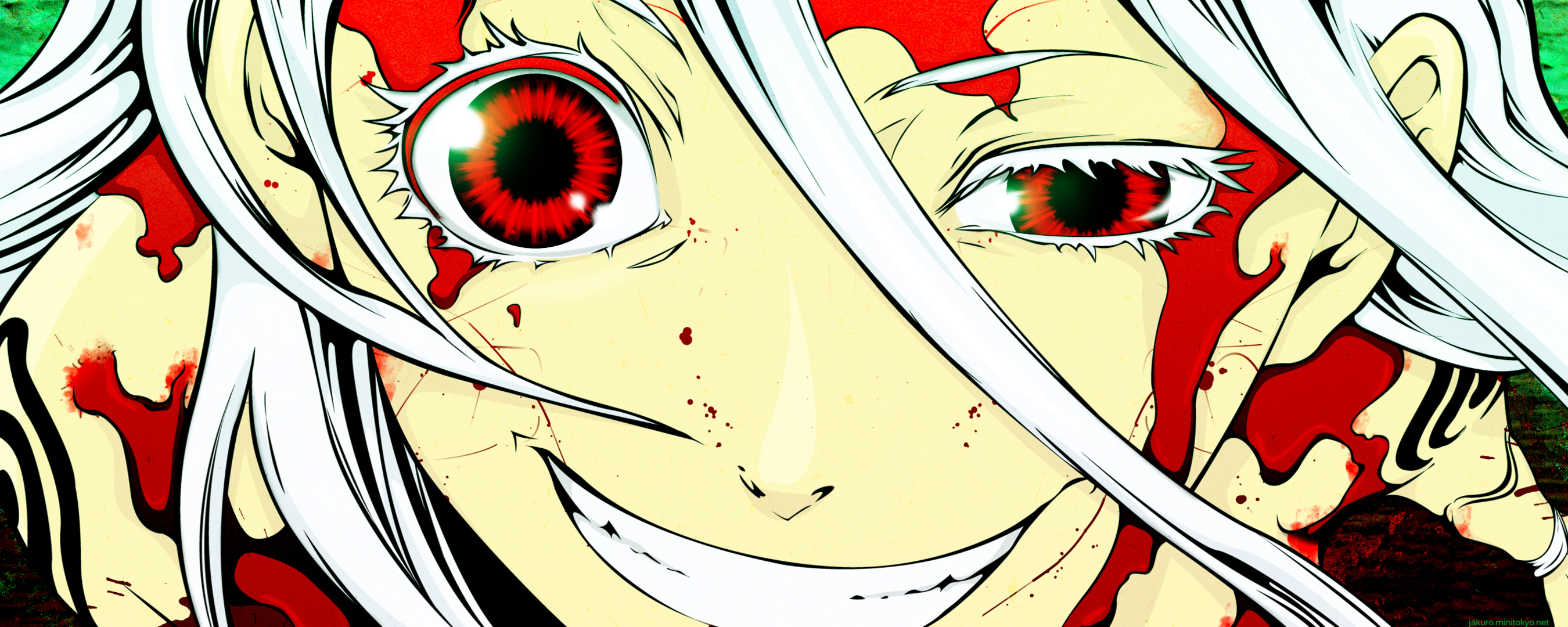 Shiro Deadman Wonderland 2700x1080