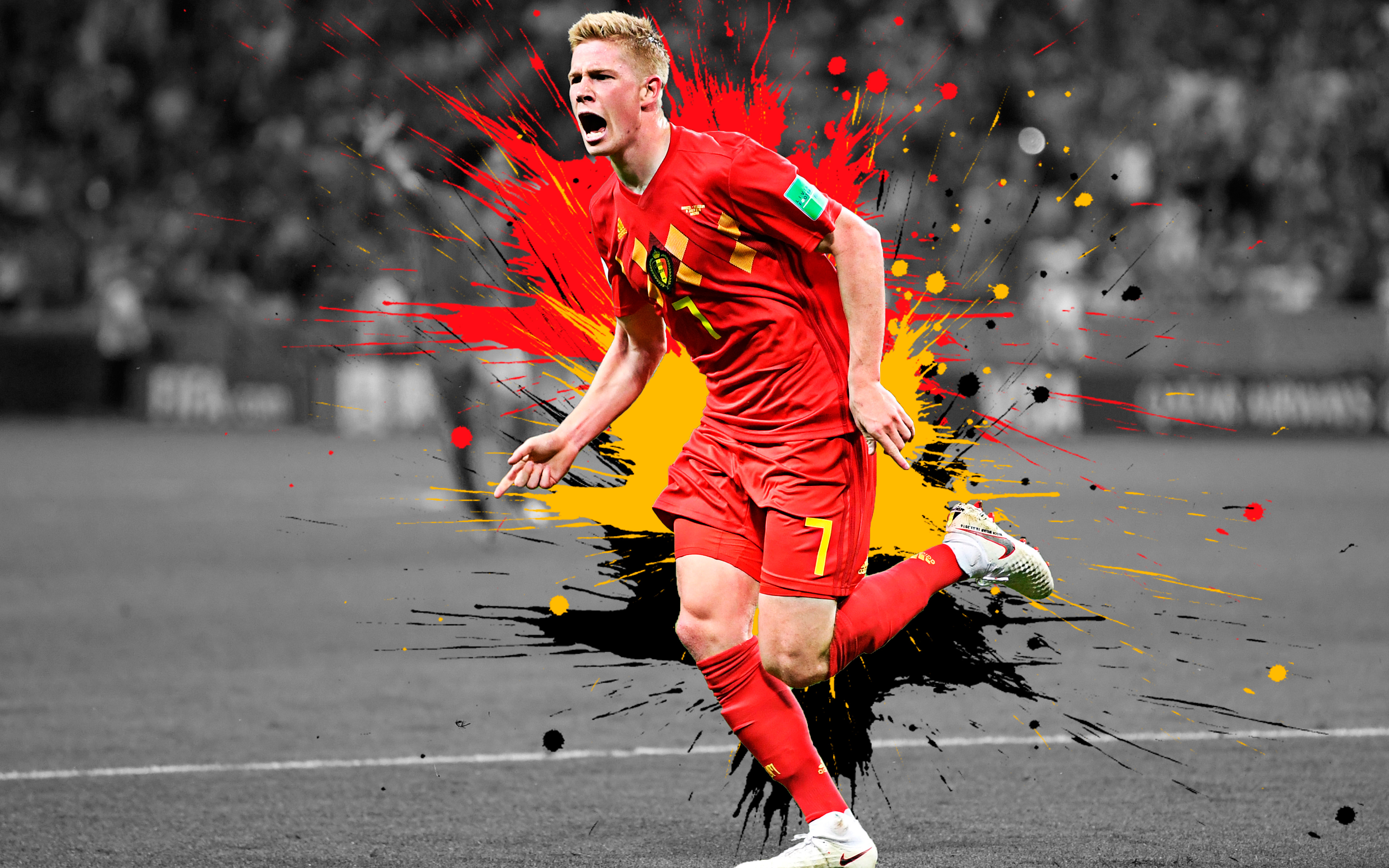 Belgian Kevin De Bruyne Soccer 3840x2400