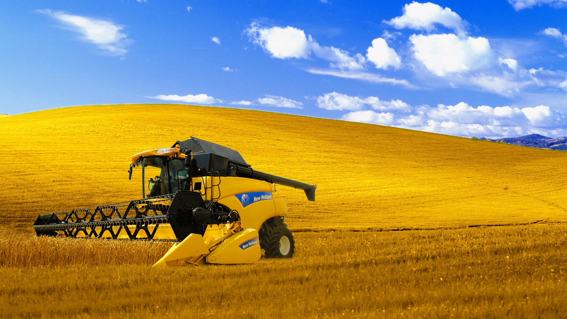 Vehicles New Holland 1920x1080