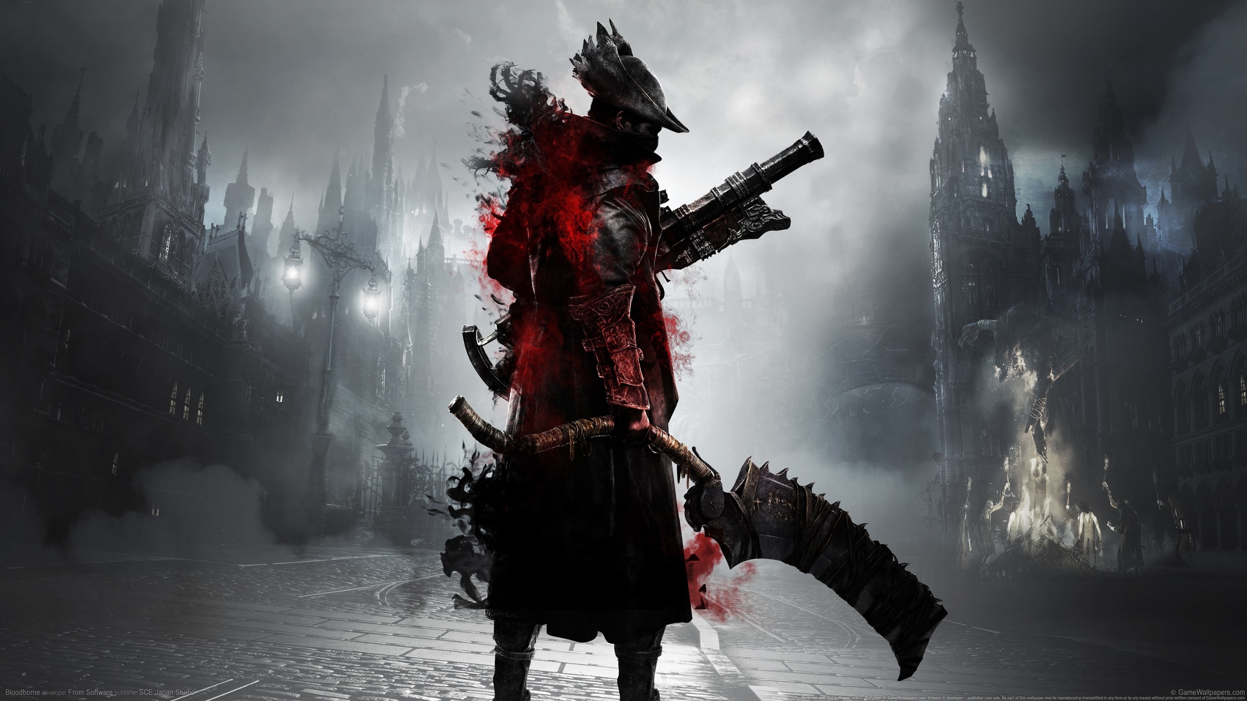 Bloodborne Dark Fantasy 2560x1440