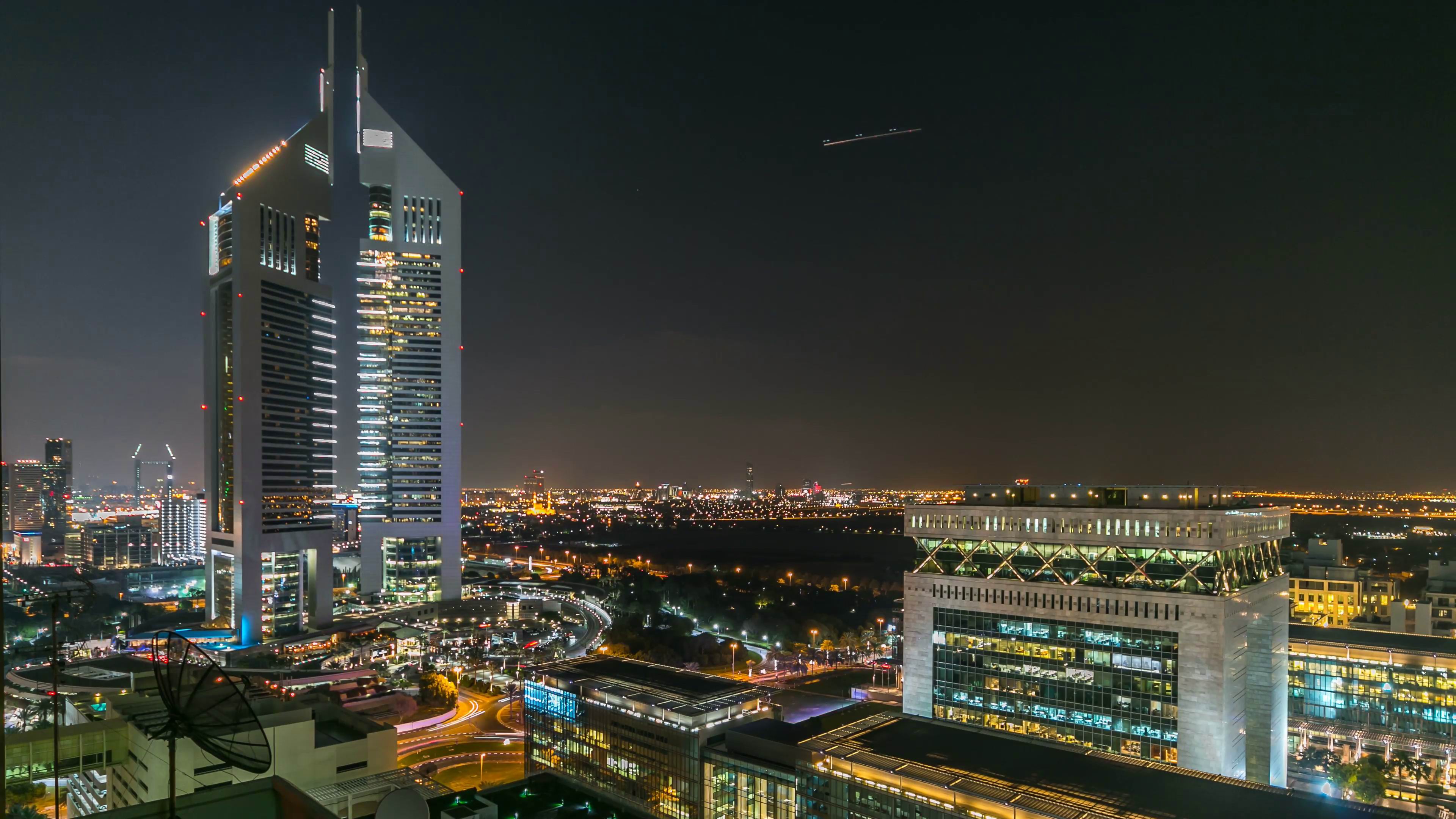 Building Dubai Jumeirah Emirates Tower Hotel United Arab Emirates 3840x2160