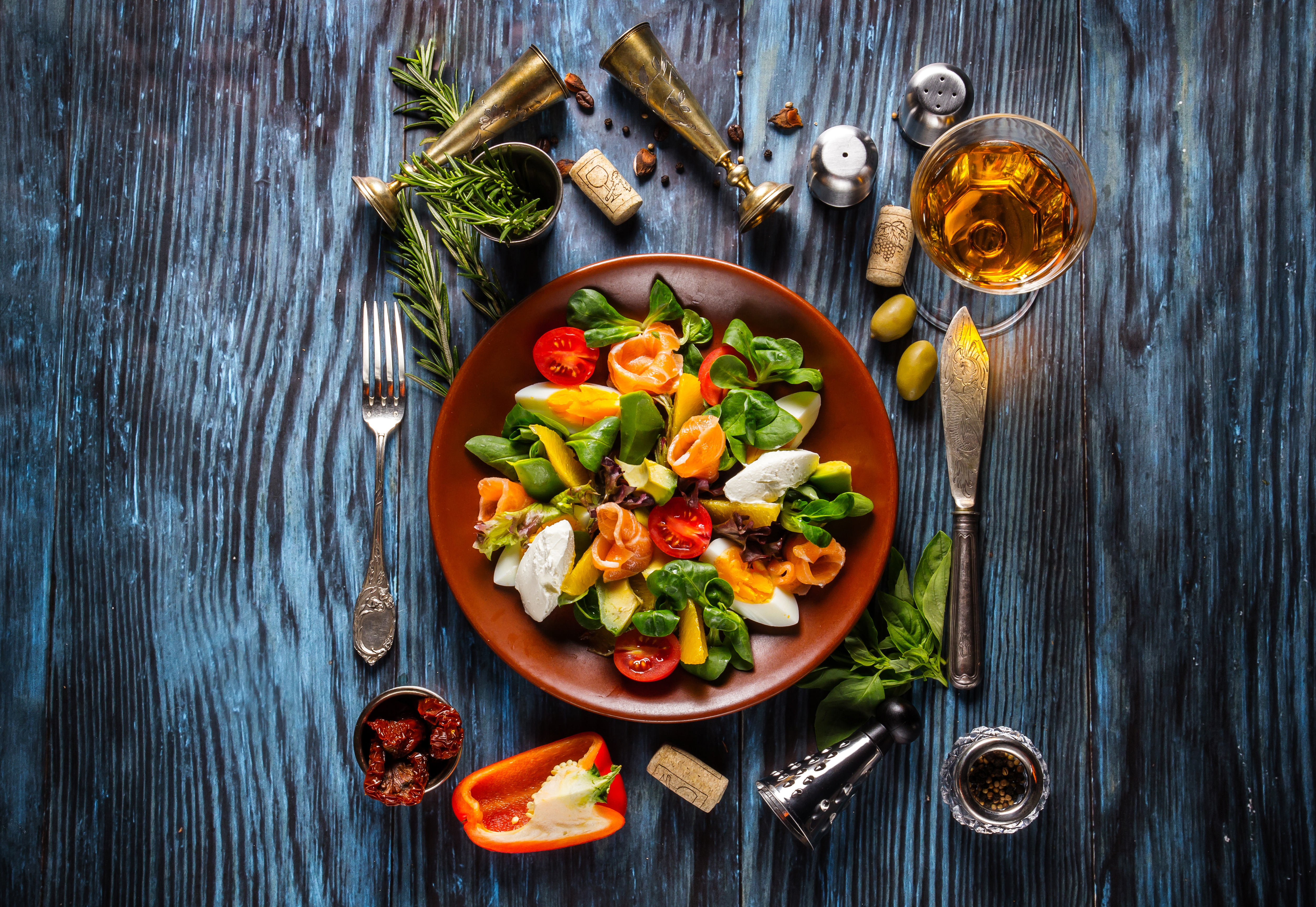 Meal Salad Still Life 5014x3456