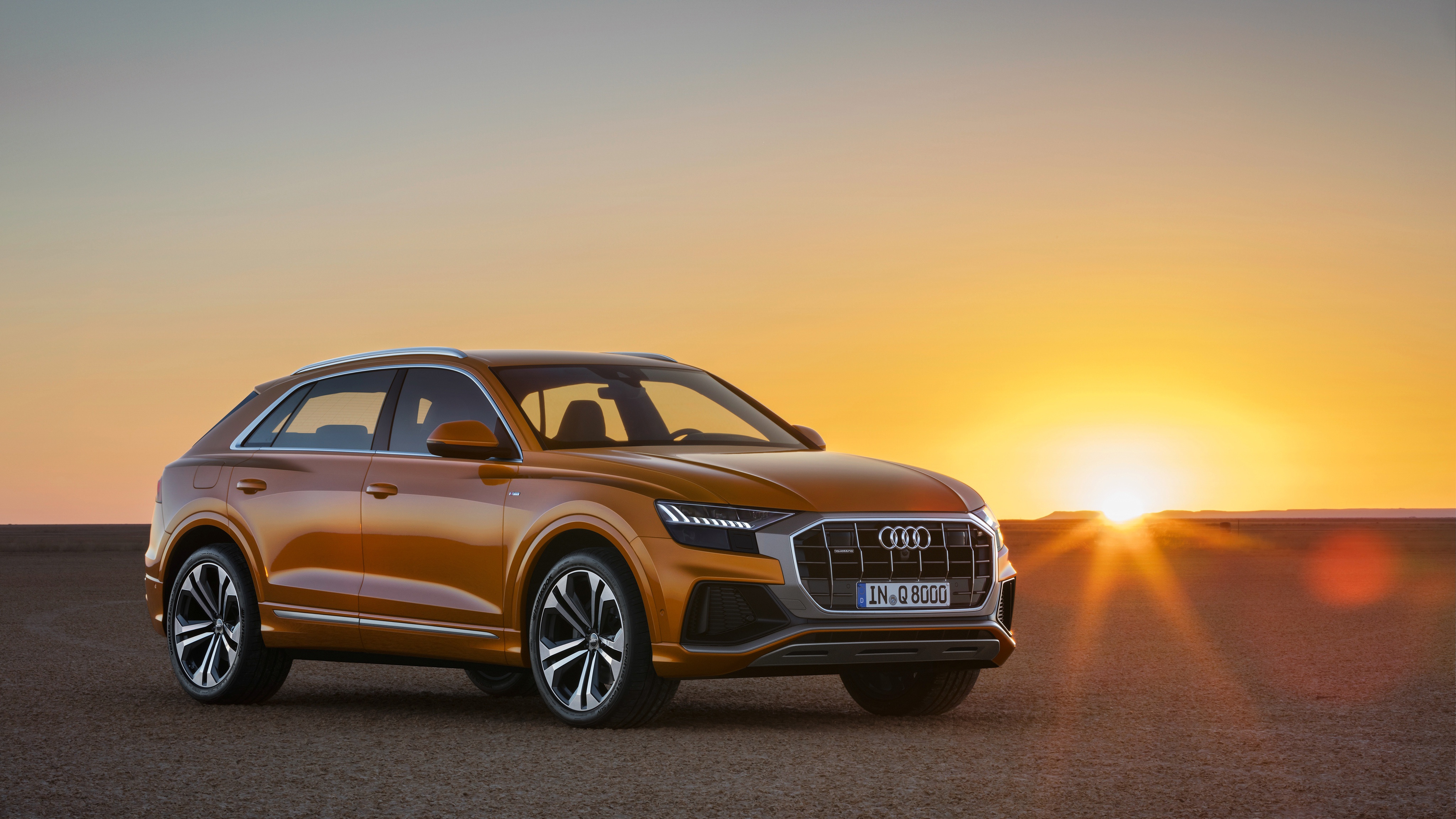 Audi Audi Q8 Car Luxury Car Orange Car Suv Vehicle 4096x2304