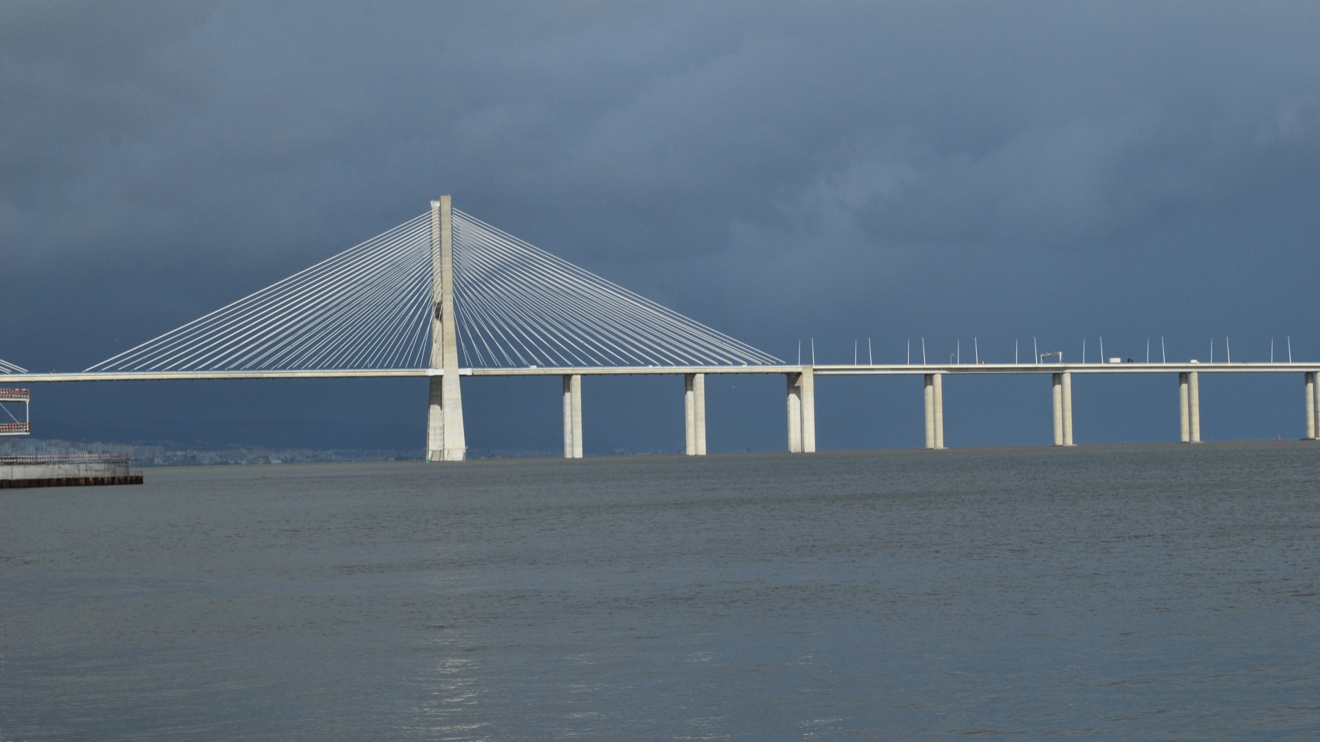 Man Made Vasco Da Gama Bridge 1920x1080