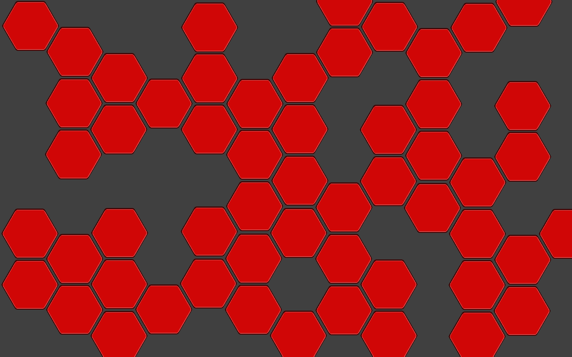 Abstract Hexagon Pattern Red 1920x1200