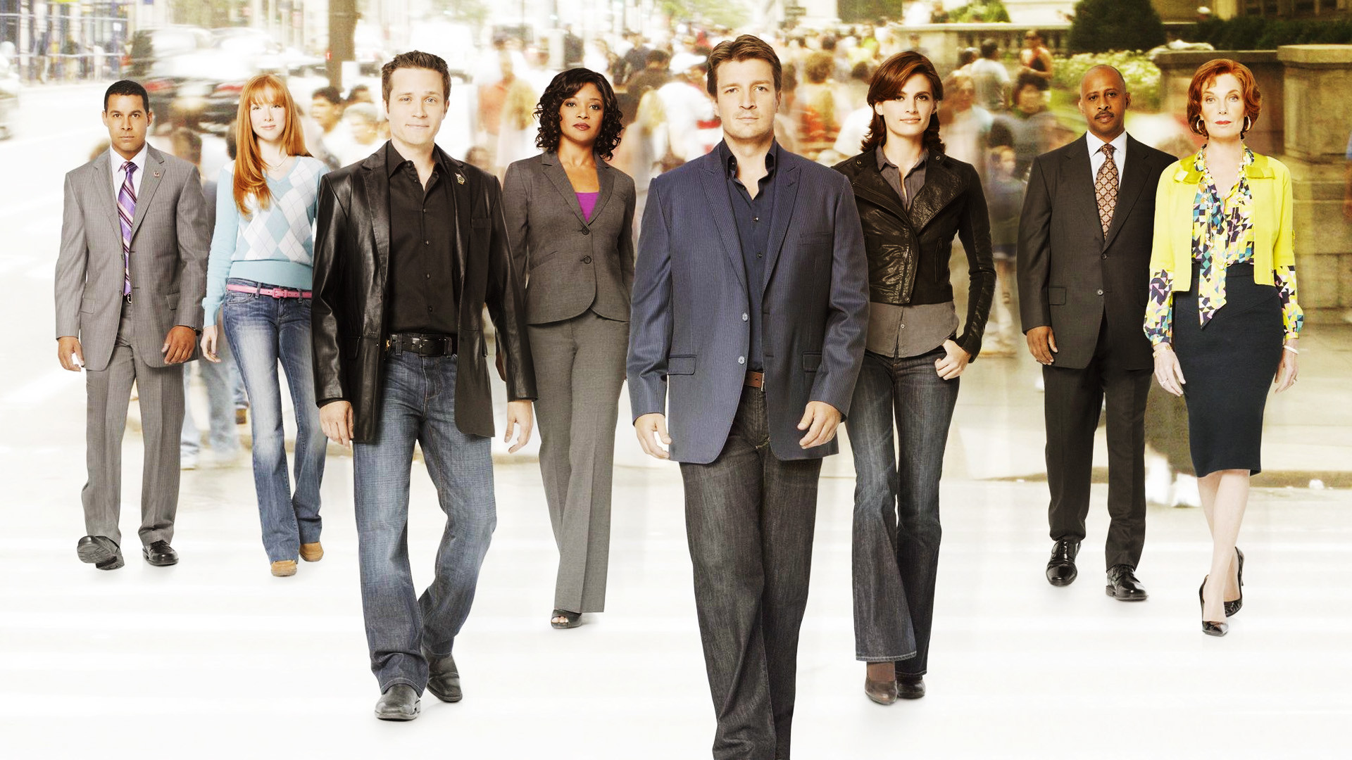 Alexis Castle Captain Roy Montgomery Javier Esposito Jon Huertas Kate Beckett Martha Rodgers Molly Q 1920x1080