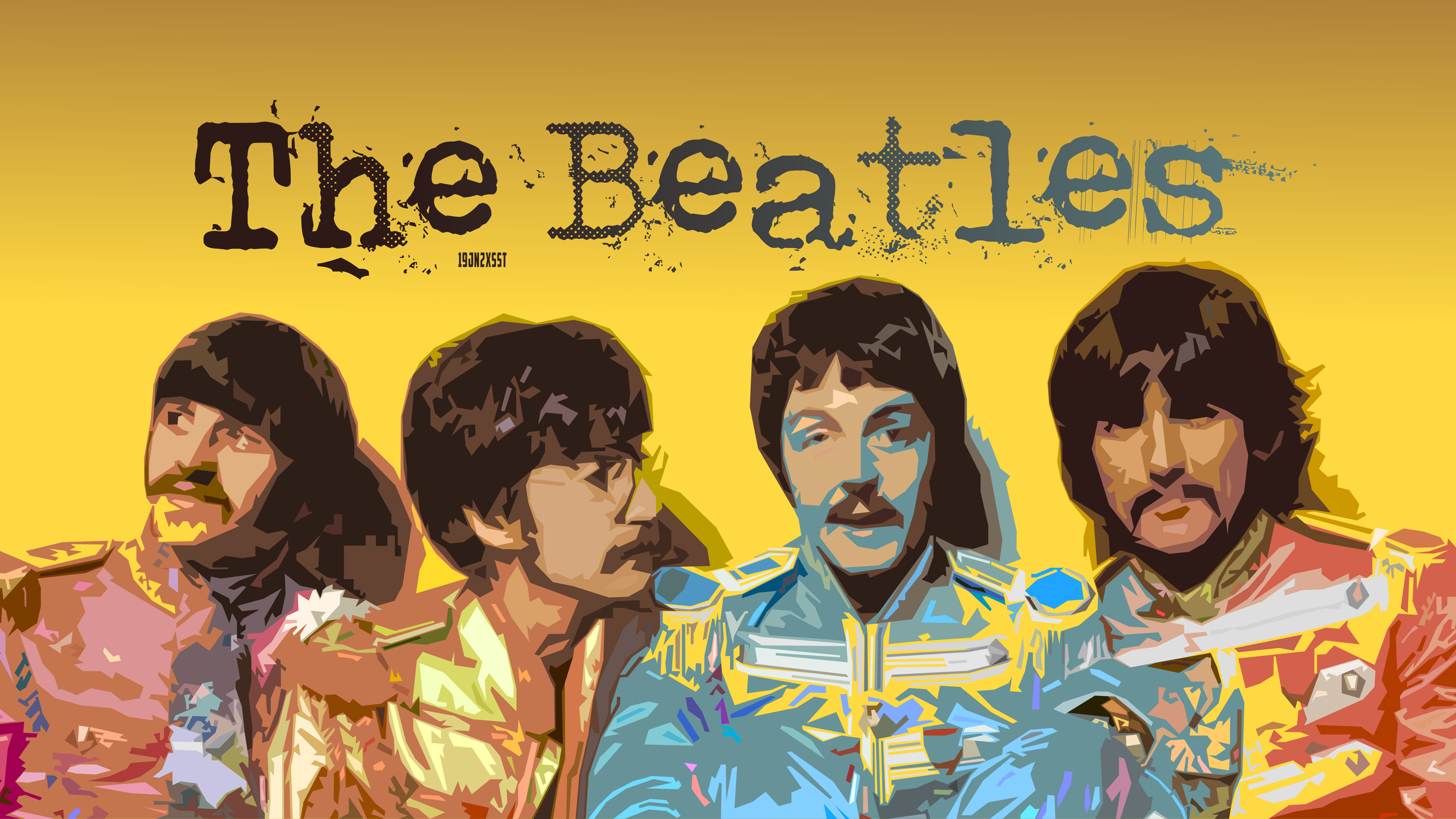 Artistic George Harrison John Lennon Music Paul Mccartney Ringo Starr Rock Music The Beatles 3000x1688
