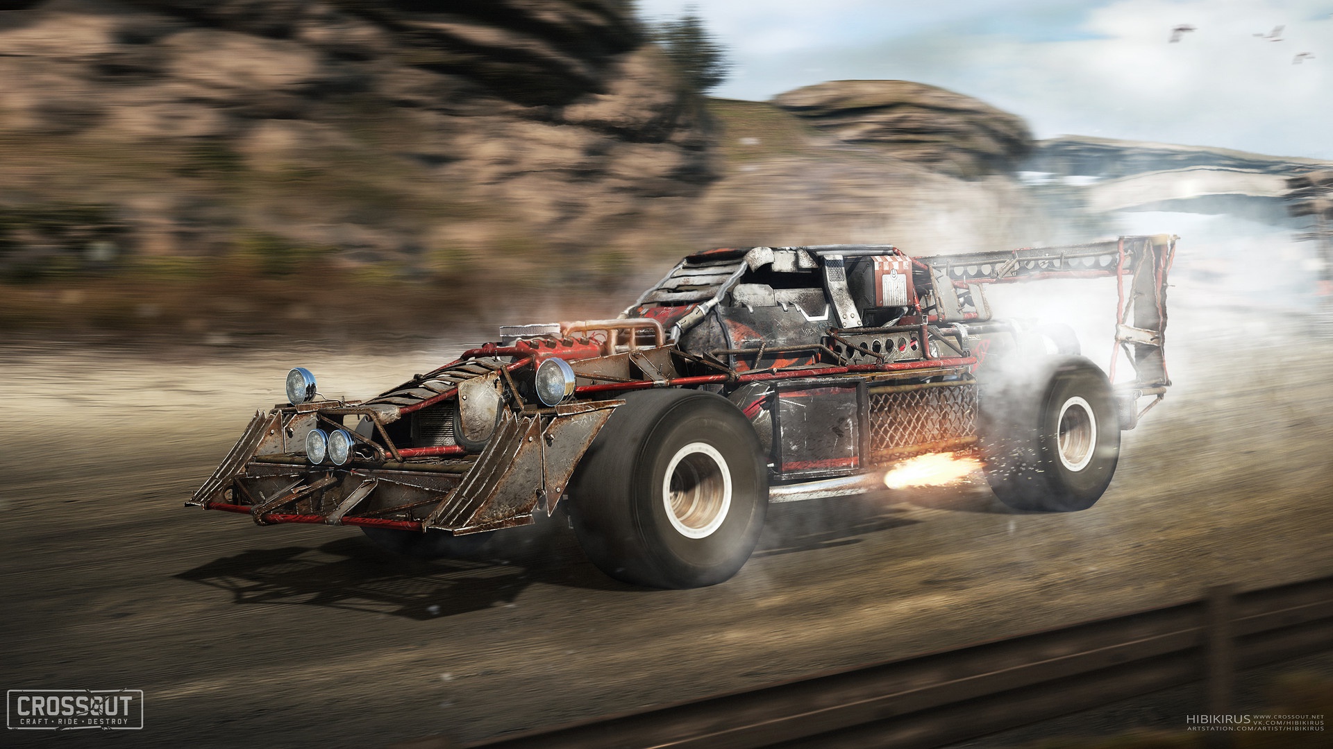 Car Crossout Video Game Vehicle 1920x1080