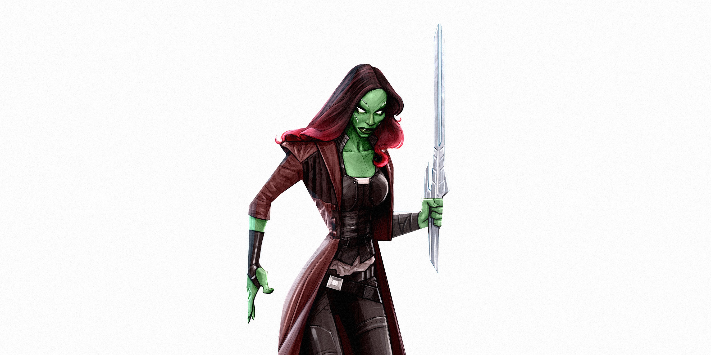 Gamora Guardians Of The Galaxy Marvel Comics 3000x1500