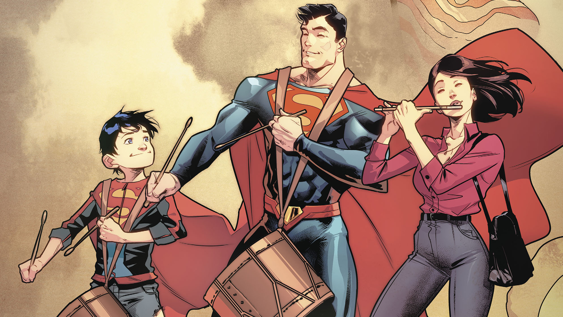 Dc Comics Jon Kent Lois Lane Superboy Superman 1920x1080