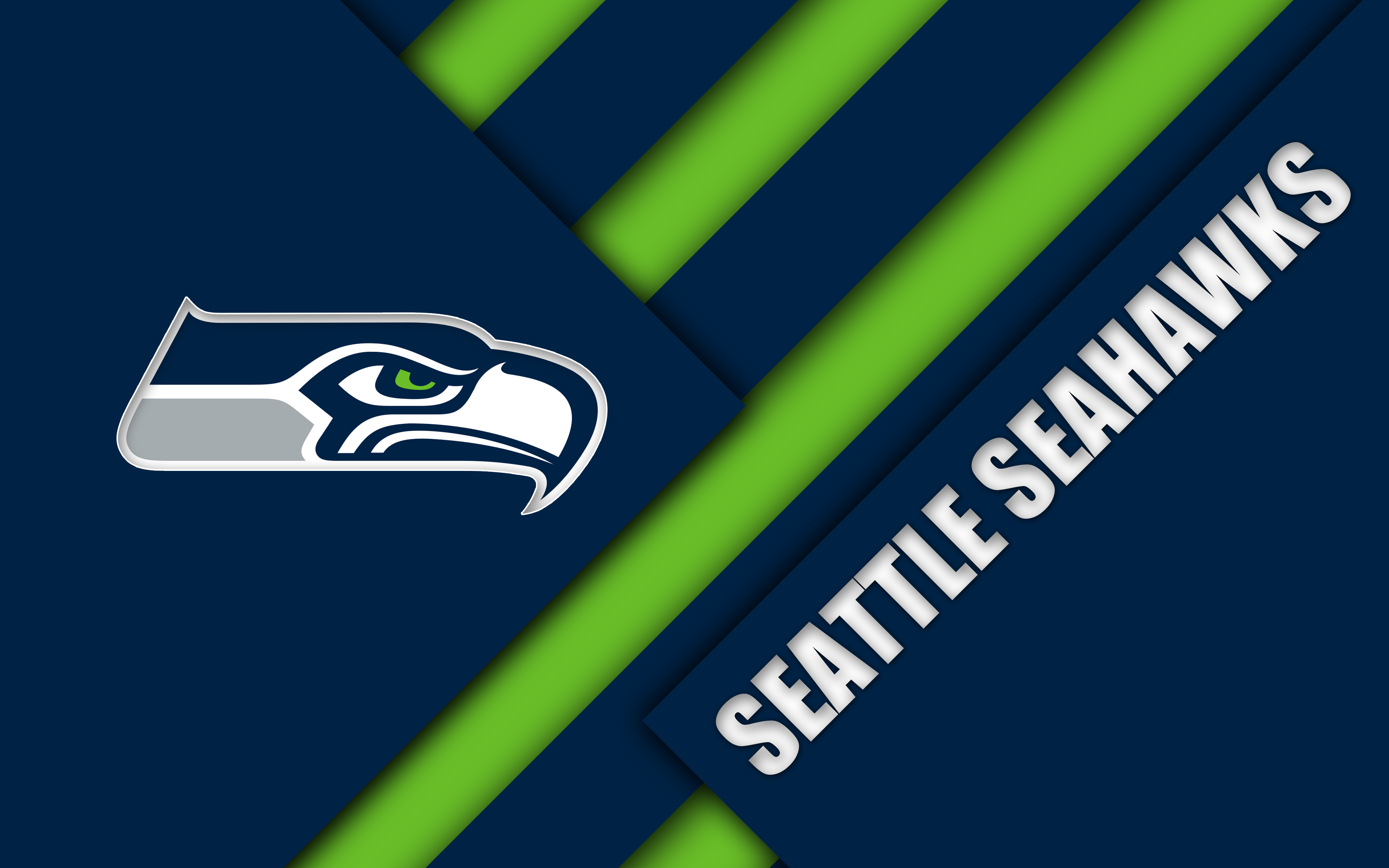 Emblem Logo Nfl Seattle Seahawks 3840x2400