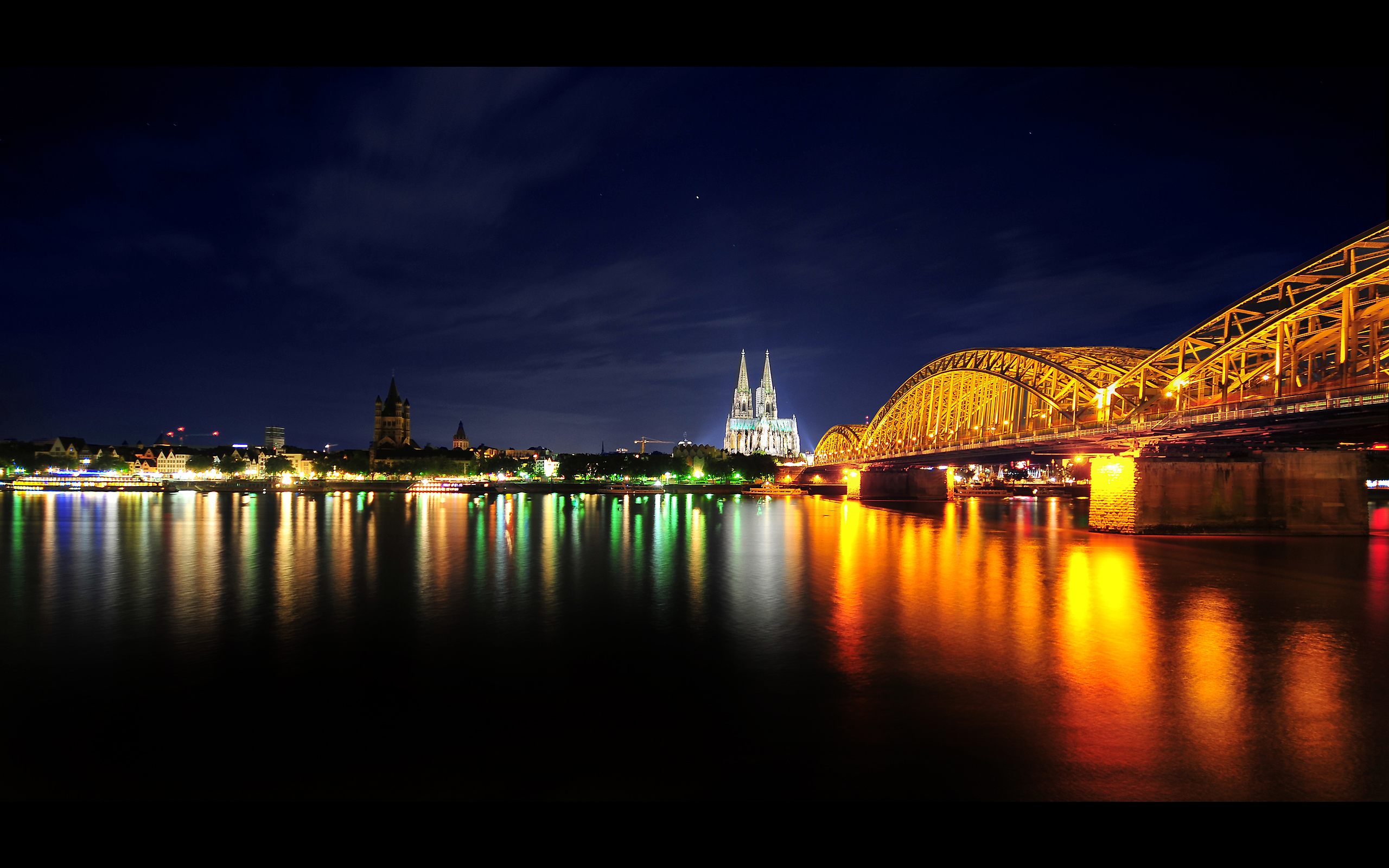 Cologne Germany Hohenzollern Bridge 2560x1600