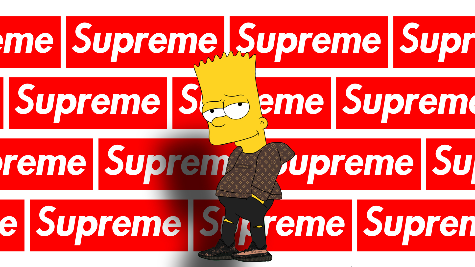 Bart Simpson Supreme Brand 1920x1080