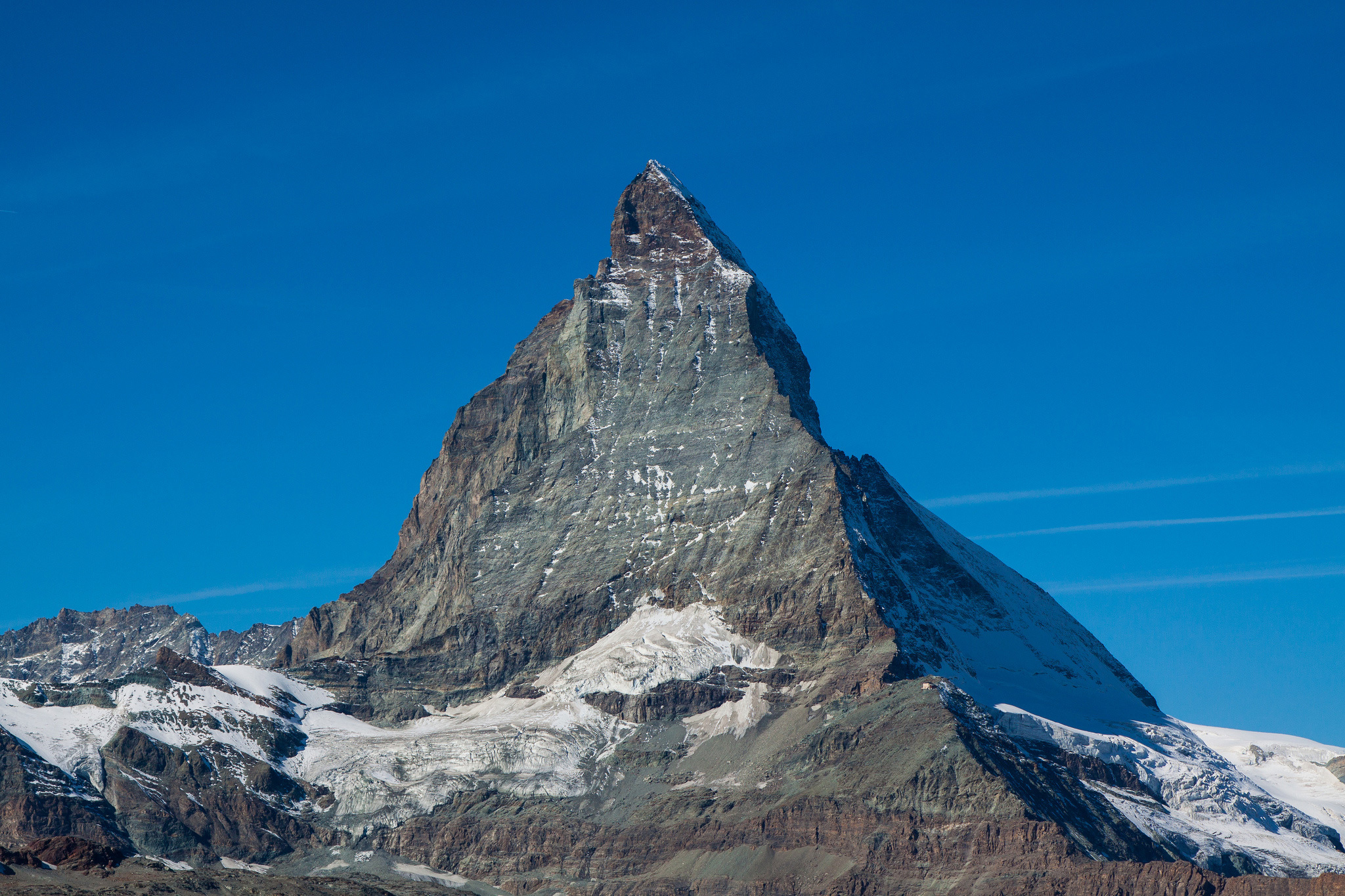 Alps Matterhorn Mountain Nature Peak Sky Snow 2048x1365