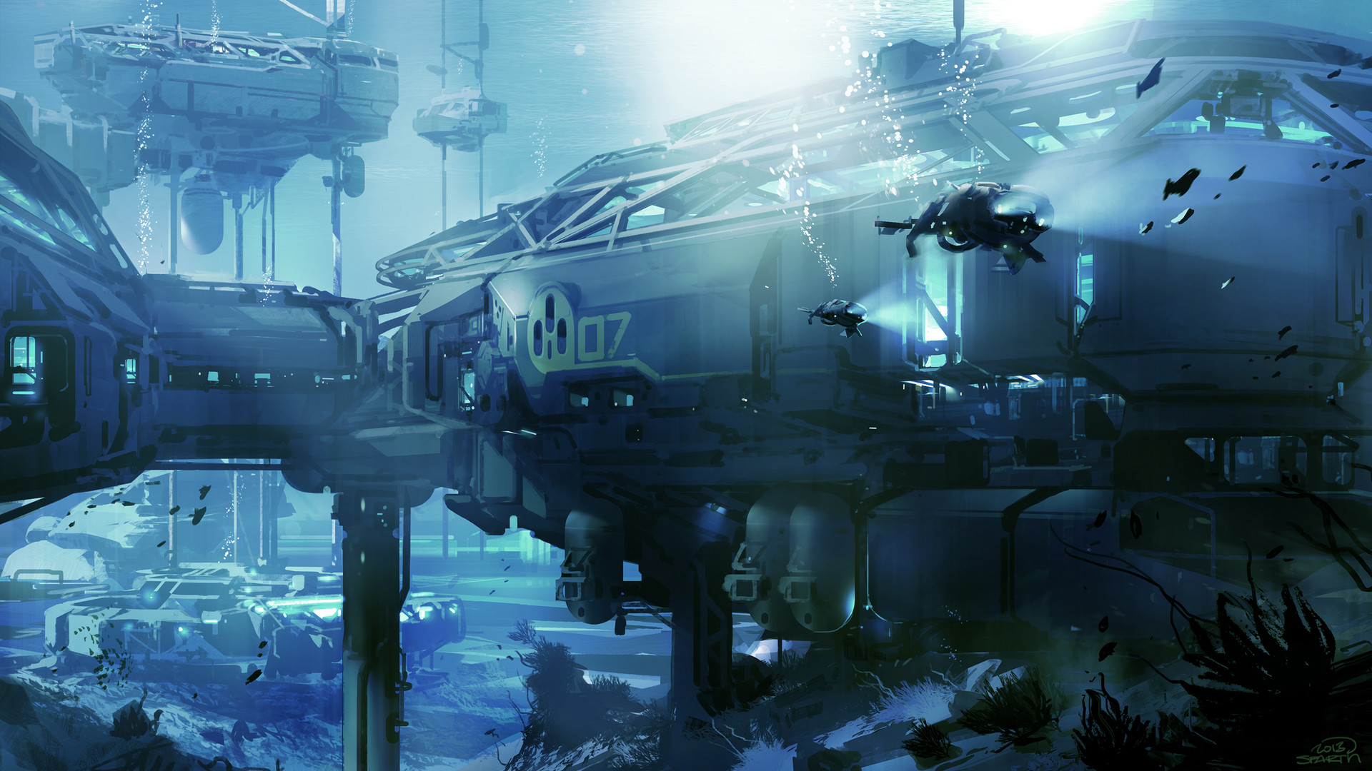 Halo 5 Guardians Underwater 1920x1080
