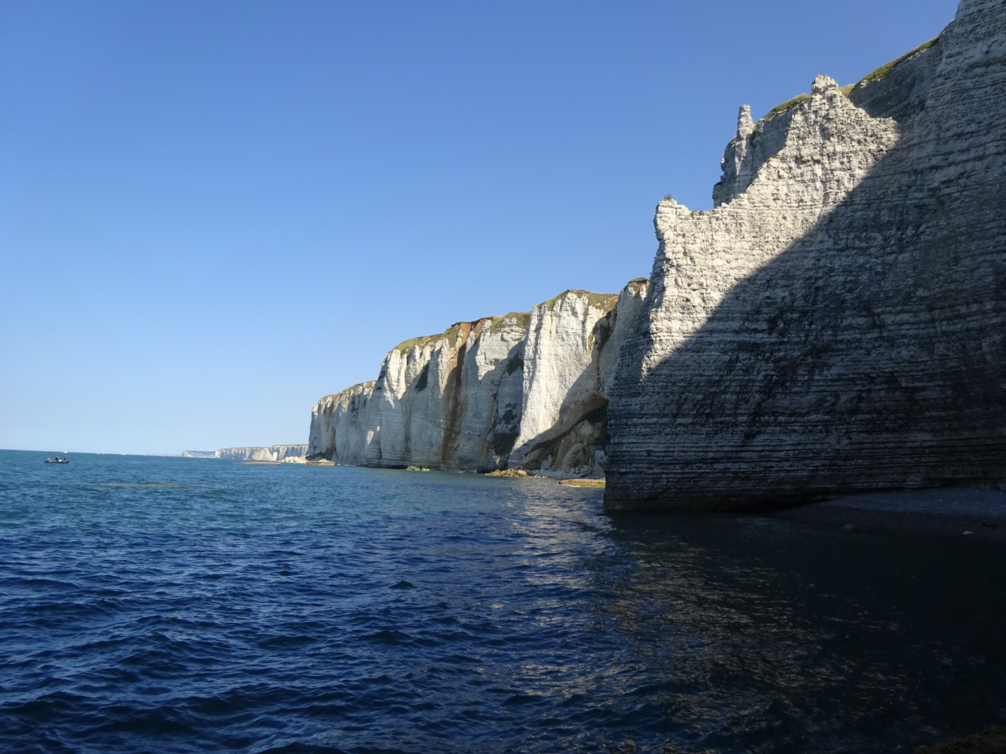 Cliff Landscape Sea Etretat France 1440x1080