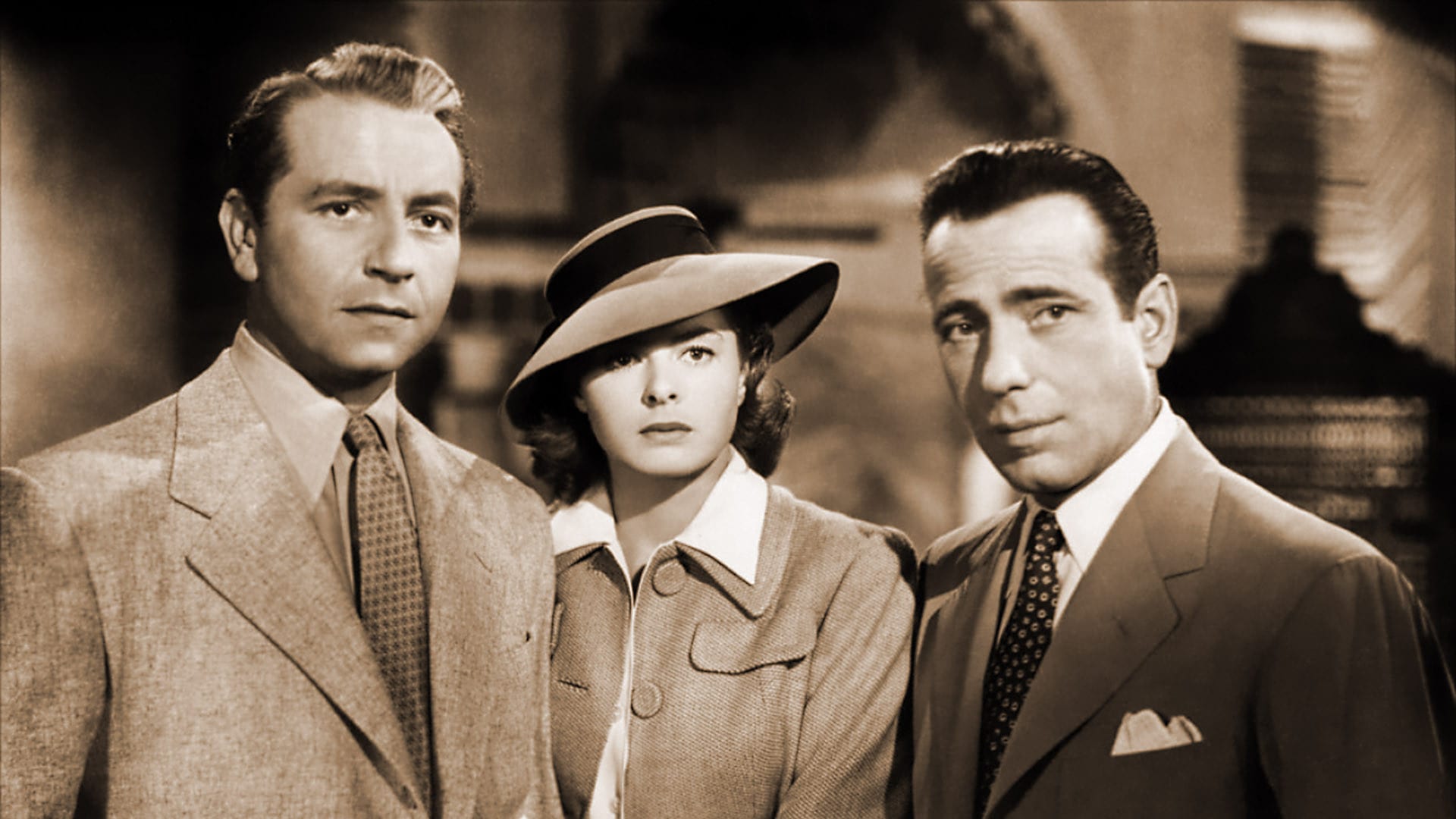 Humphrey Bogart Ingrid Bergman 1920x1080
