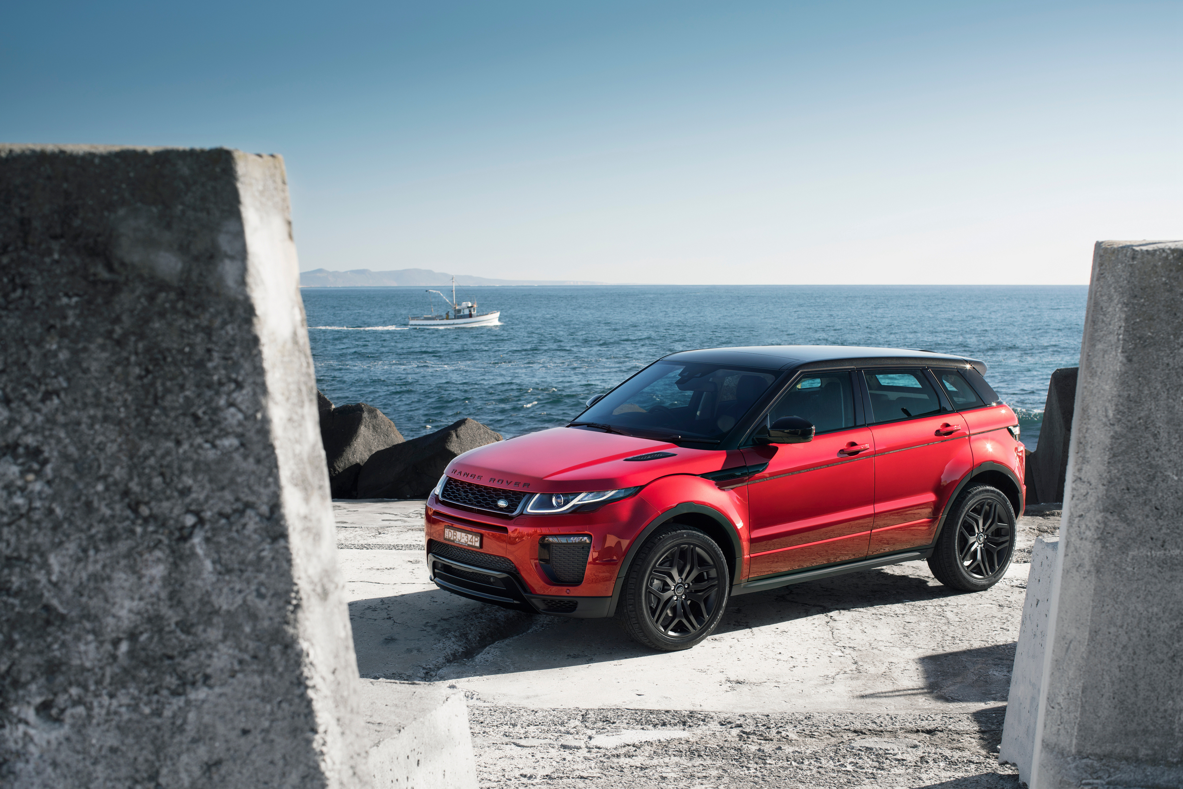 Car Luxury Car Range Rover Range Rover Evoque Red Car Suv Vehicle 4096x2732