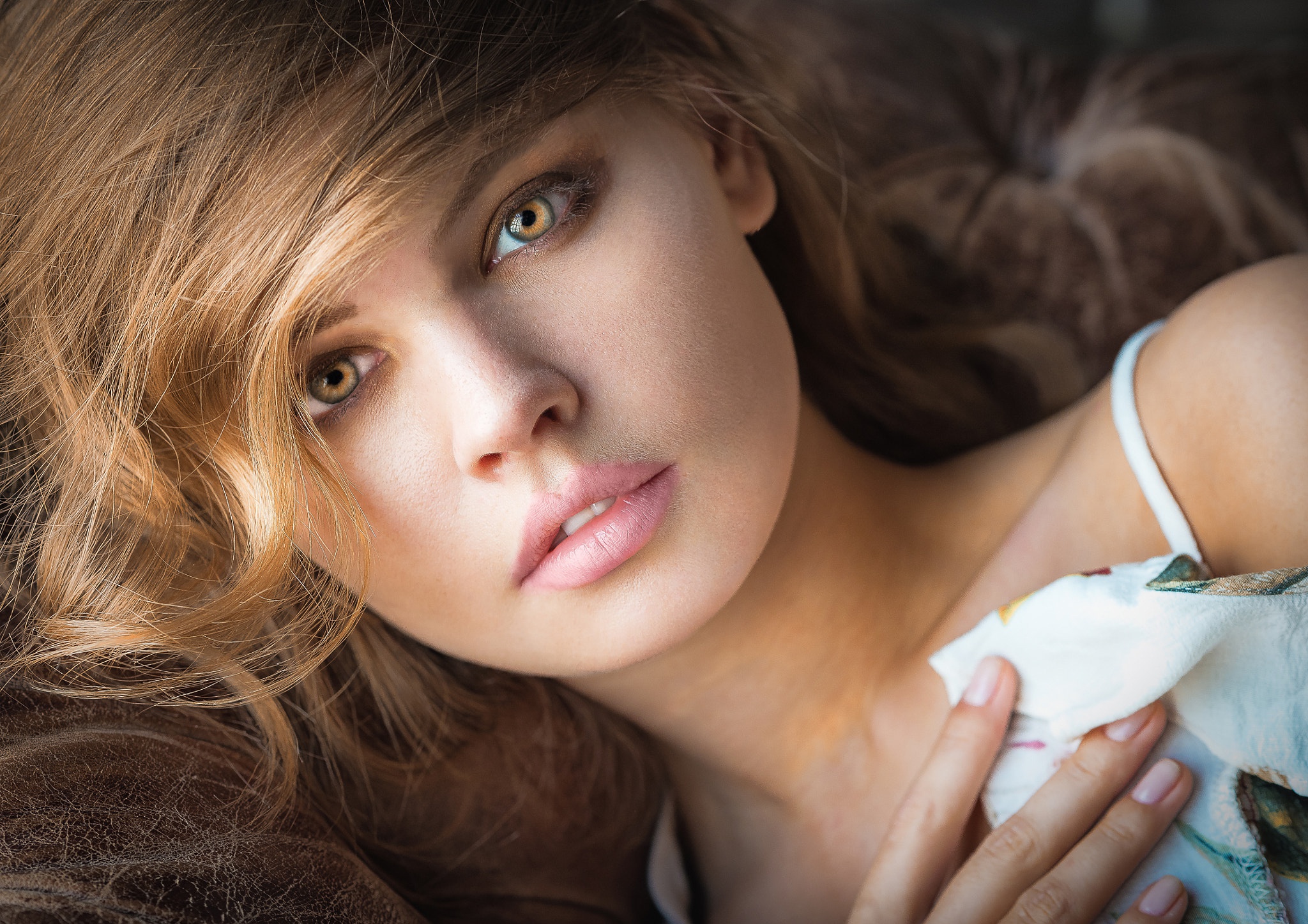 Anastasiya Scheglova Blonde Face Girl Model Russian 2048x1448