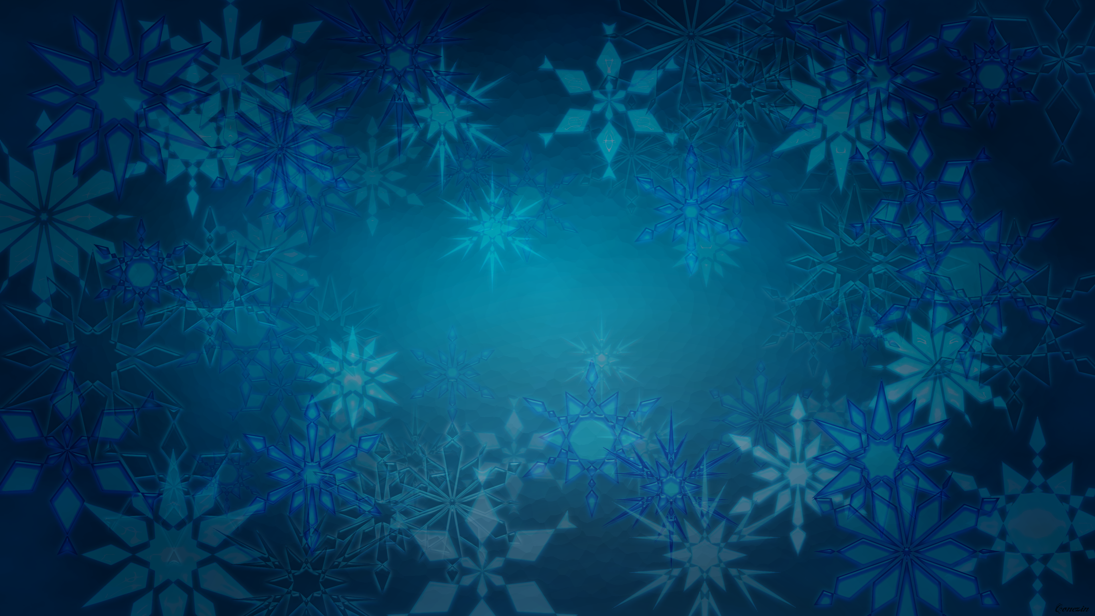 Snowflake Winter 3840x2160