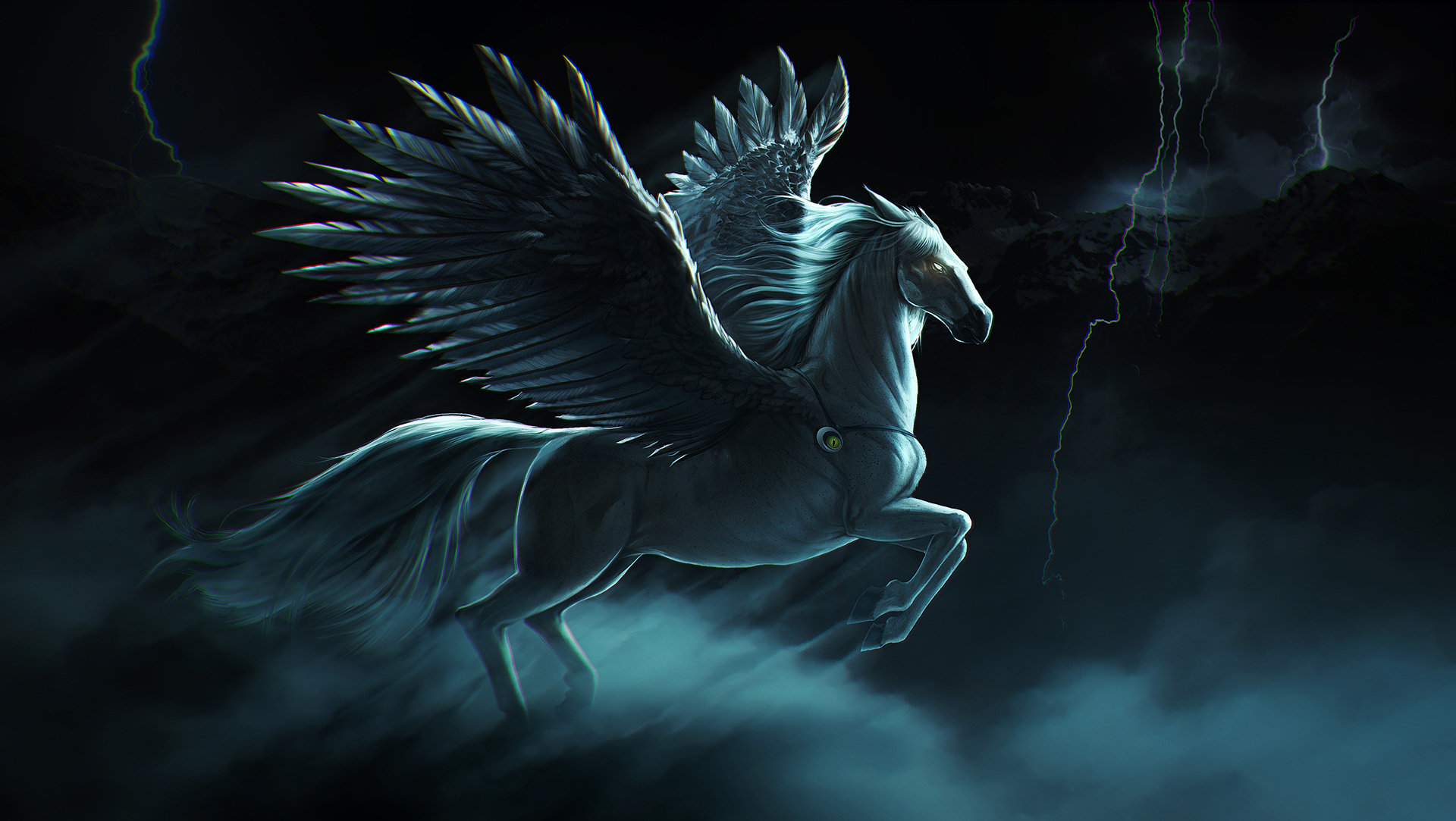 Blue Horse Magic Pegasus 1920x1083