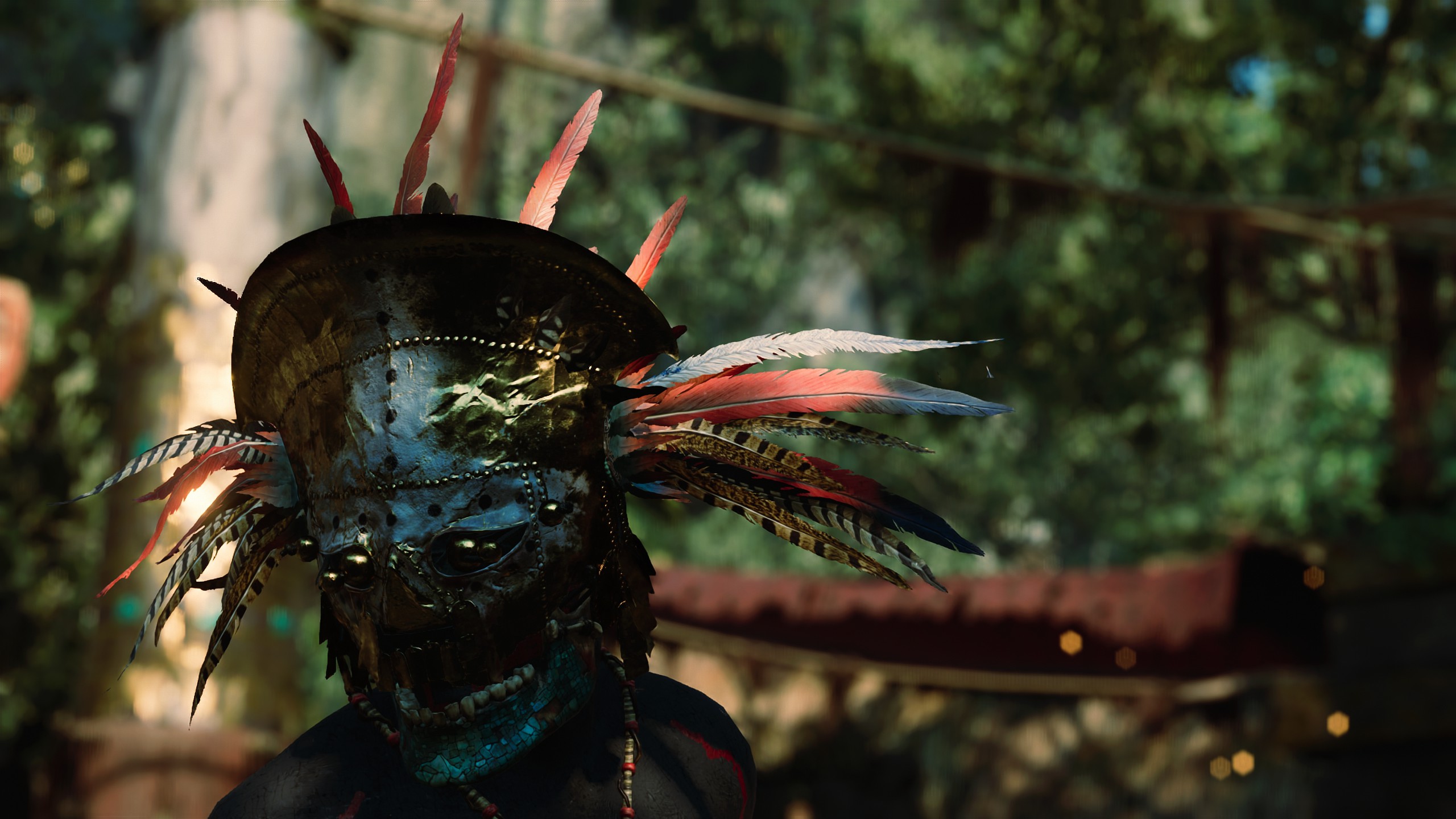 Mask Shadow Of The Tomb Raider 2560x1440