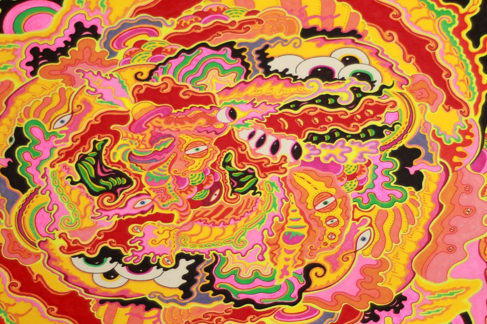 Colorful Colors Psychedelic Trippy 1920x1280