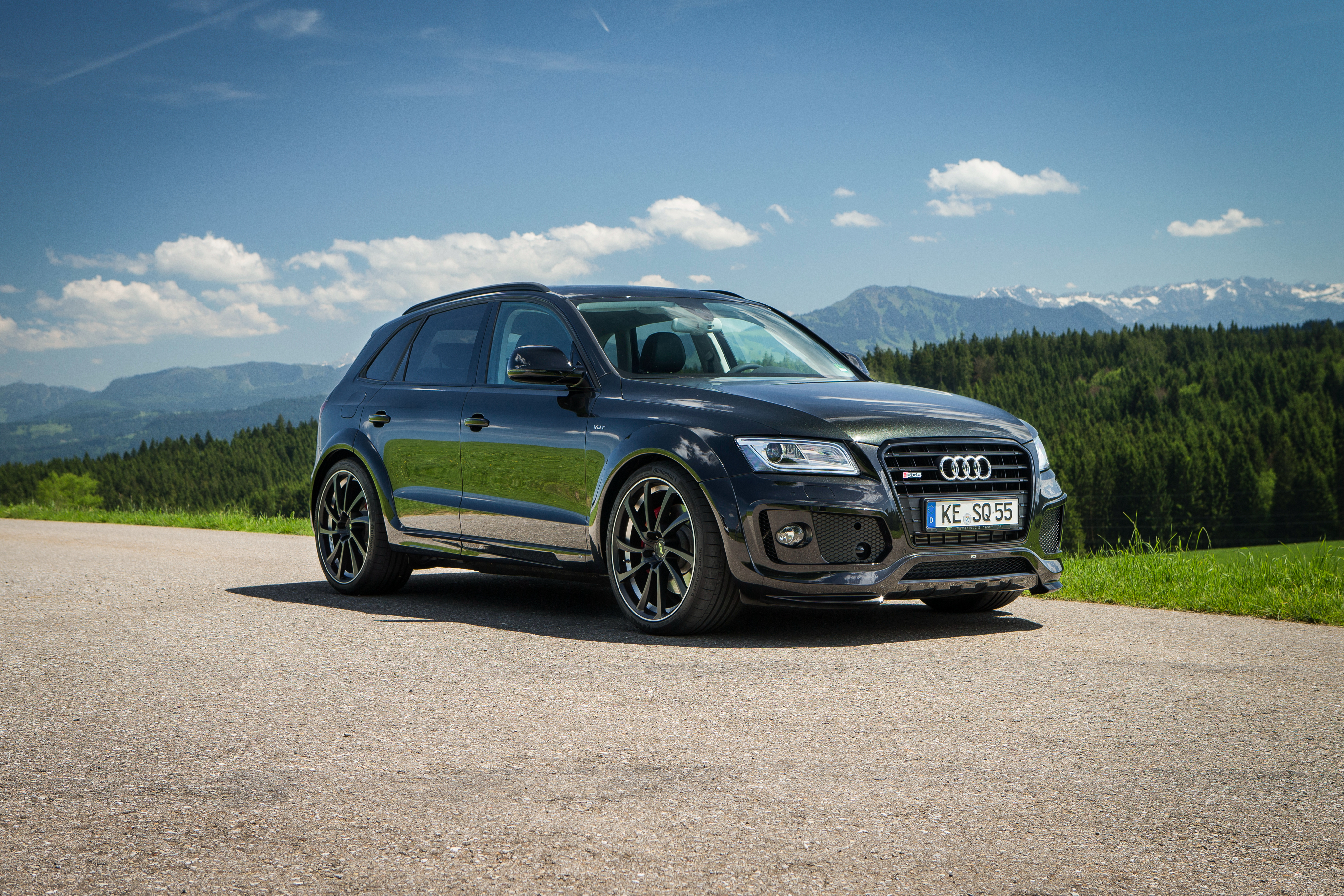 Audi Audi Q5 Blue Car Car Luxury Car Suv Vehicle 4096x2731