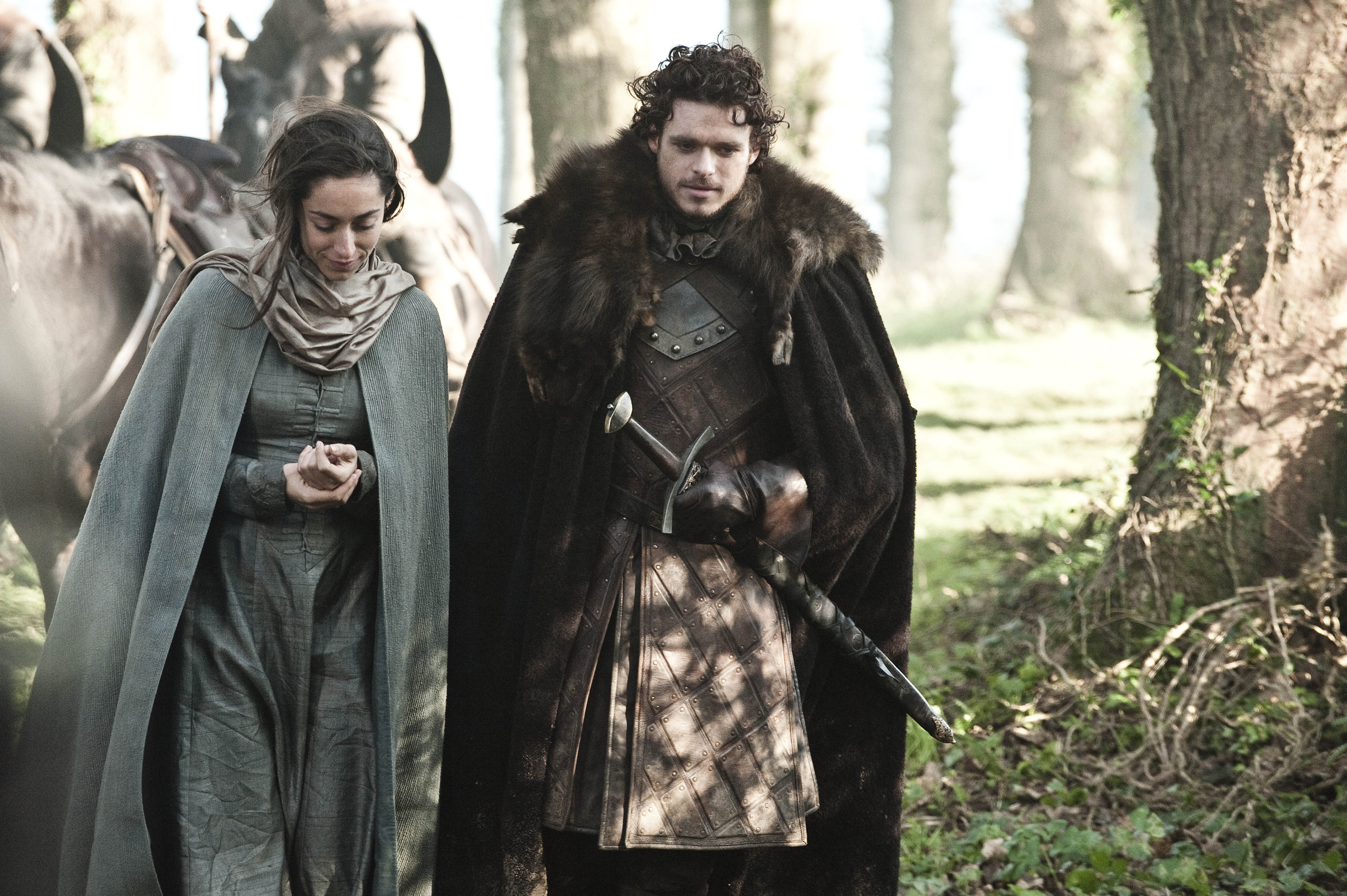 Oona Chaplin Richard Madden Robb Stark Talisa Stark 4000x2662