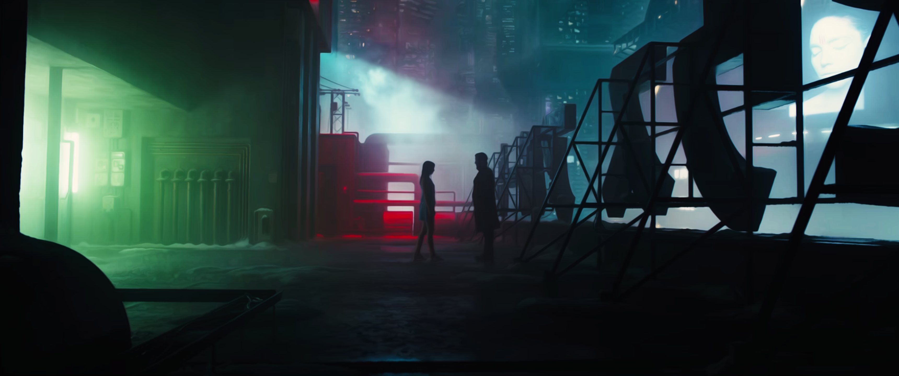 Ana De Armas Blade Runner Blade Runner 2049 Joi Blade Runner 2049 Night Officer K Blade Runner 2049  3440x1440
