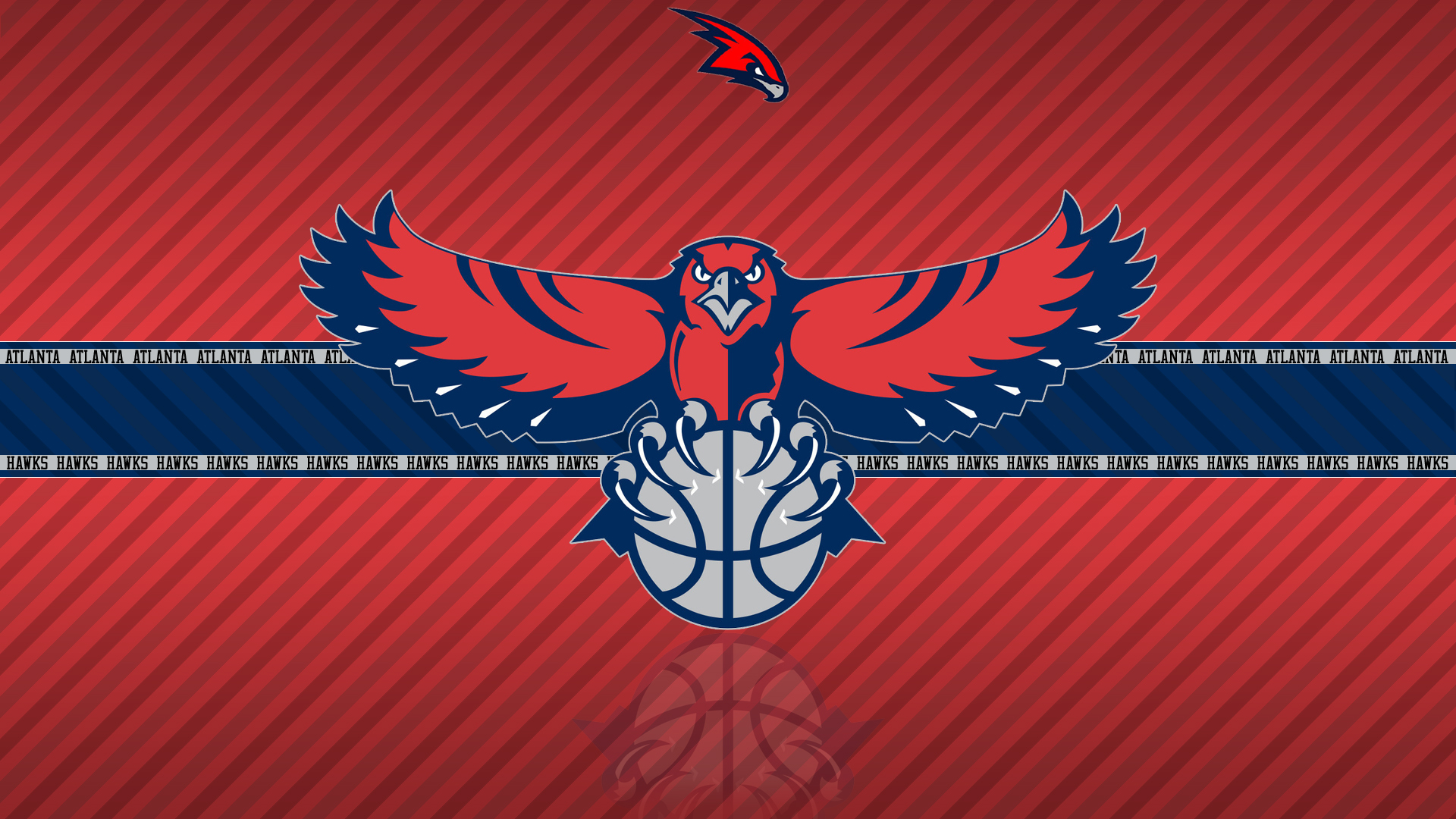 Atlanta Hawks Basketball Emblem Logo Nba 1920x1080