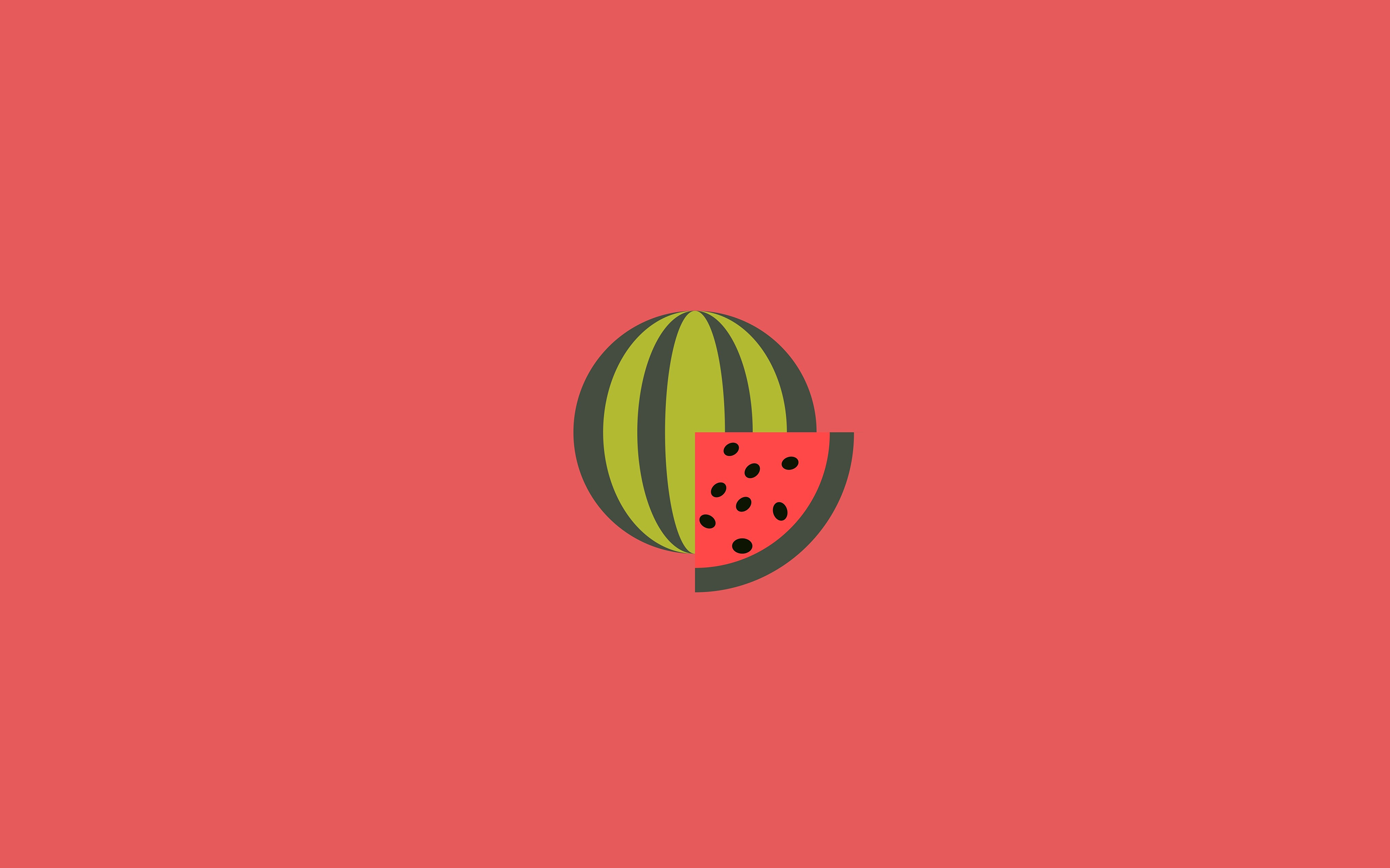 Minimalist Watermelon 2880x1800