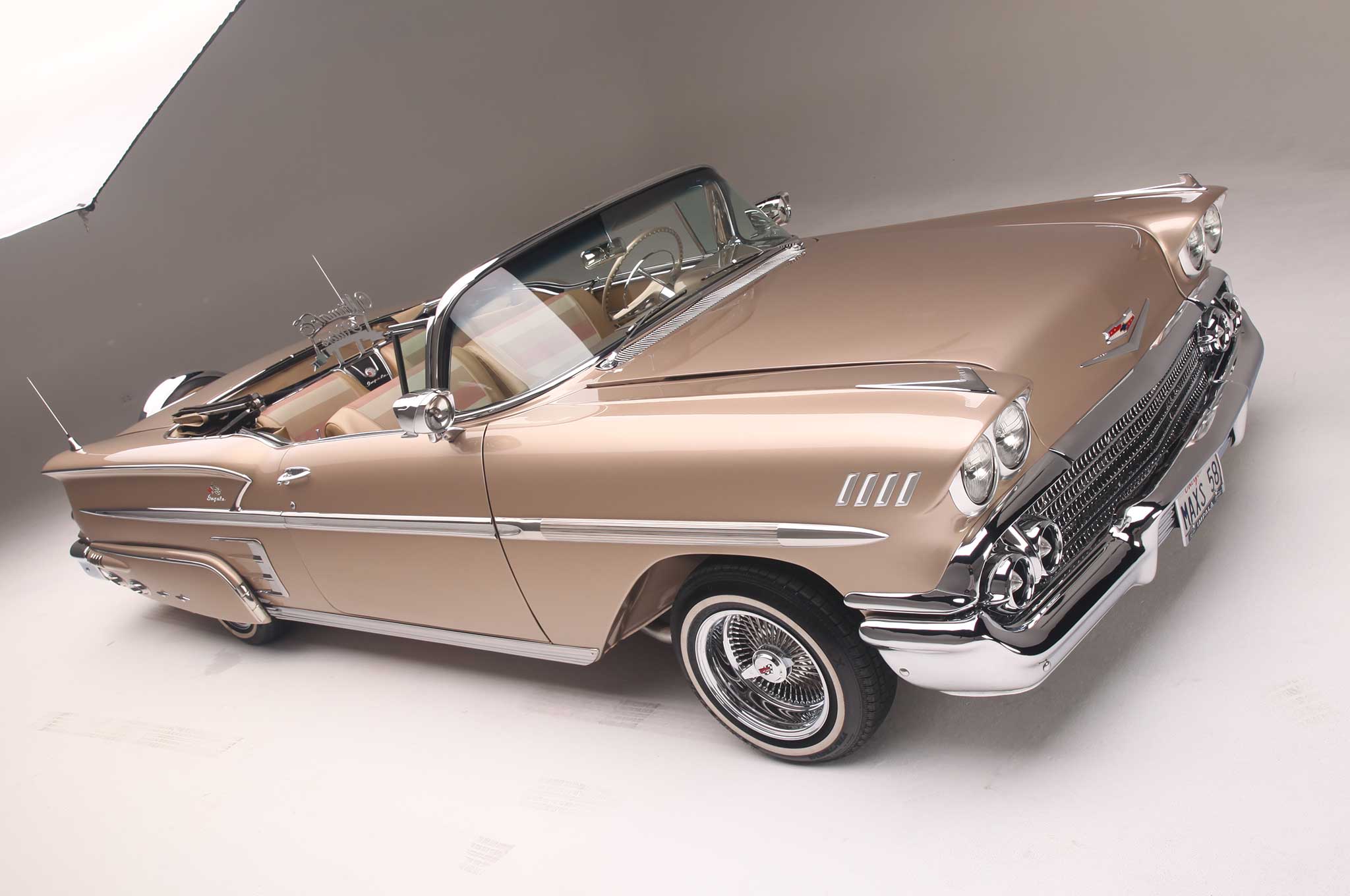1958 Chevrolet Impala Lowrider Muscle Car 2048x1360