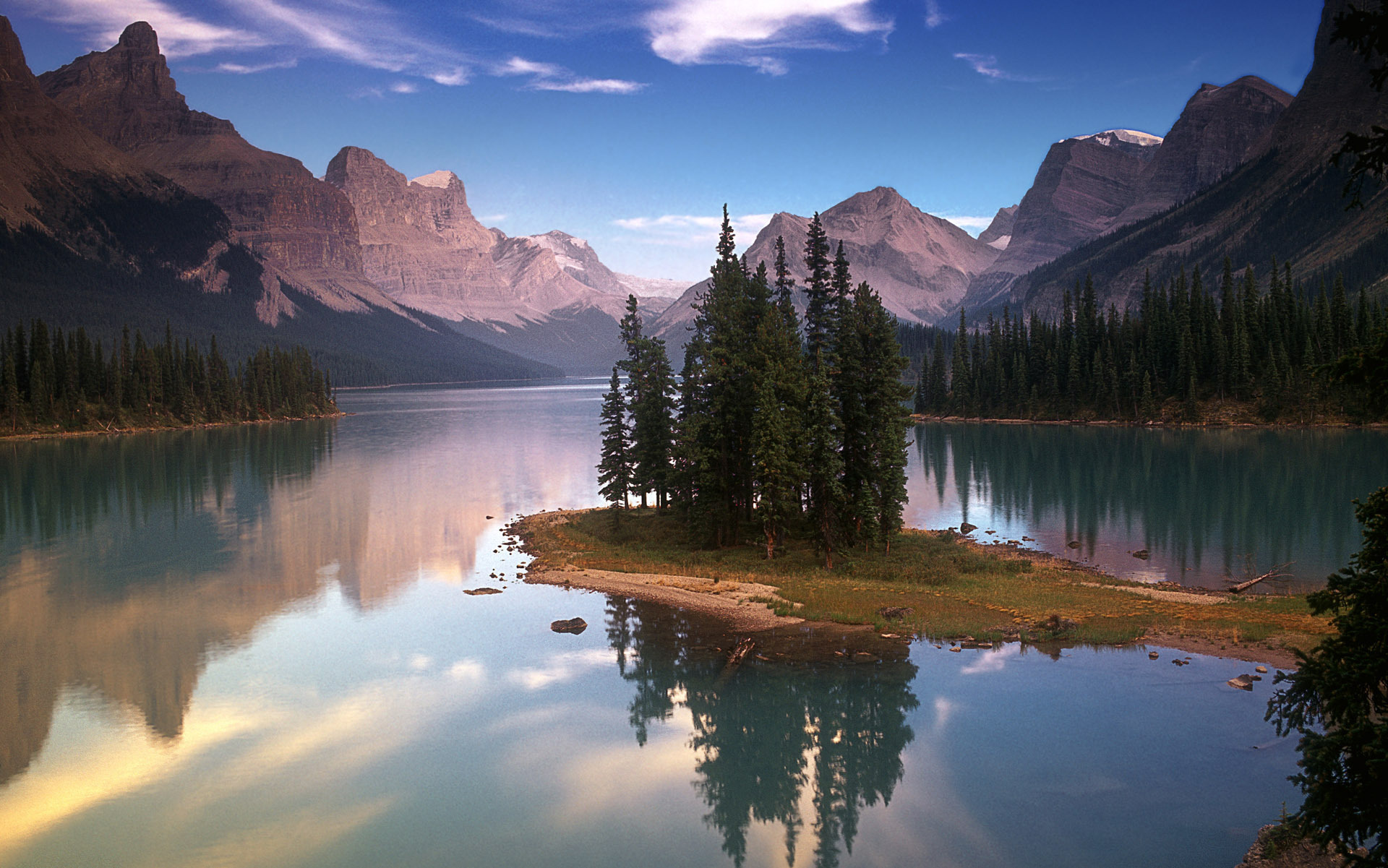 Canada Earth Forest Lake Landscape Mountain Nature Reflection Scenic Tree Water 1920x1201