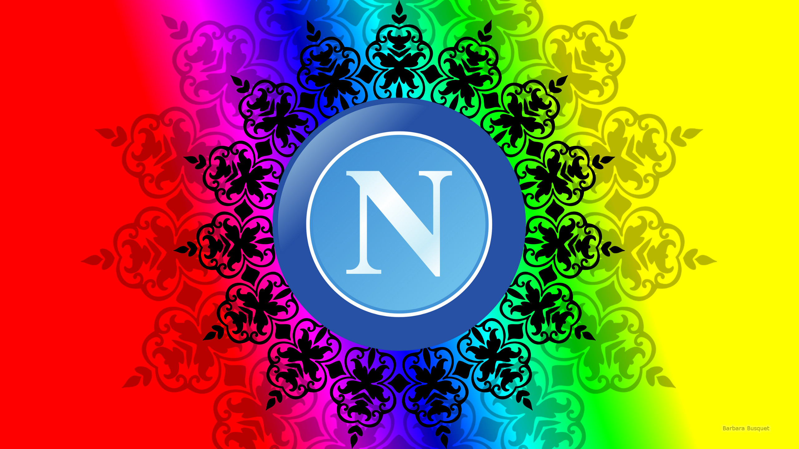 Emblem Logo S S C Napoli Soccer 2560x1440