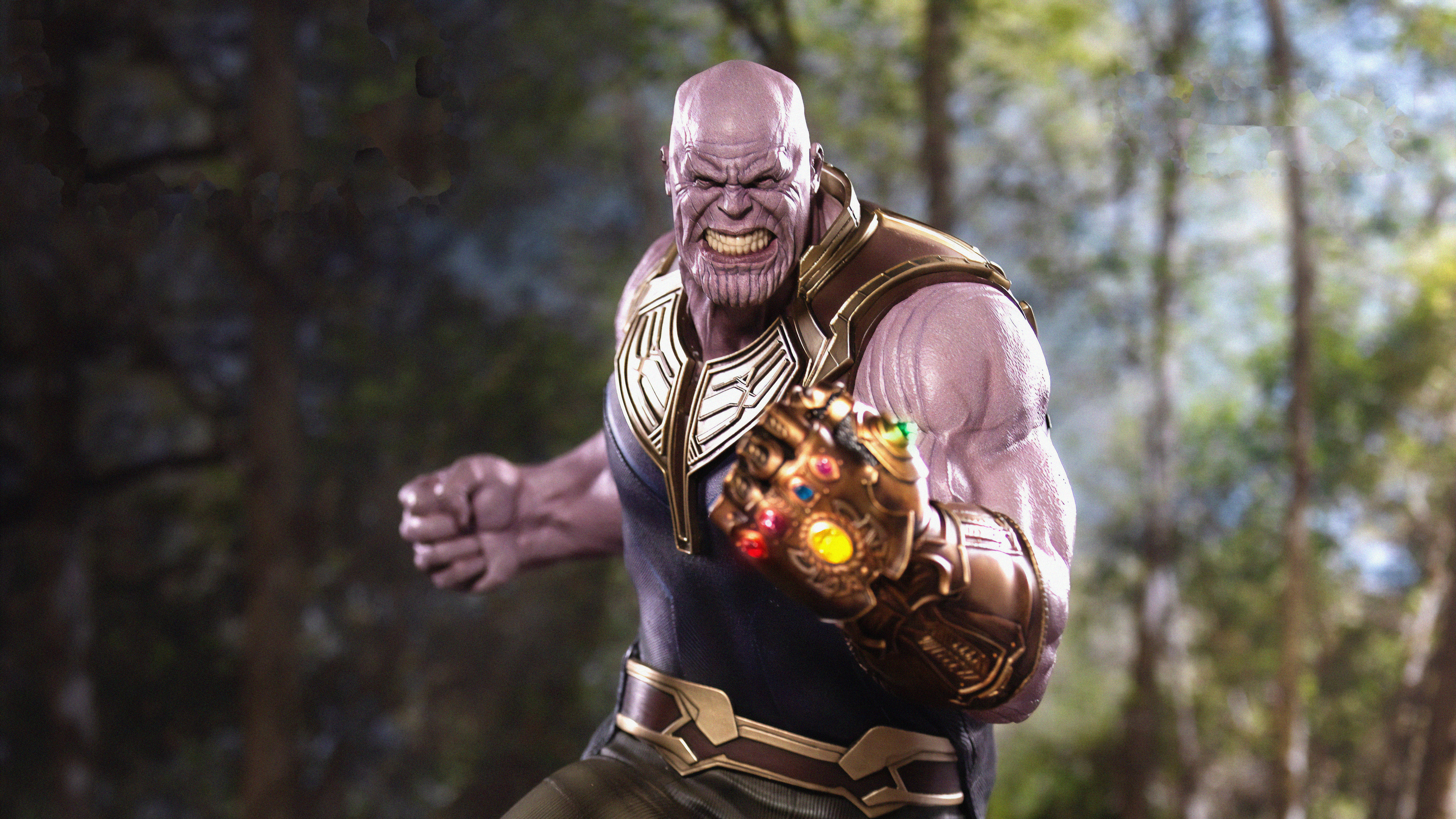 Infinity Gauntlet Marvel Comics Thanos 3840x2160